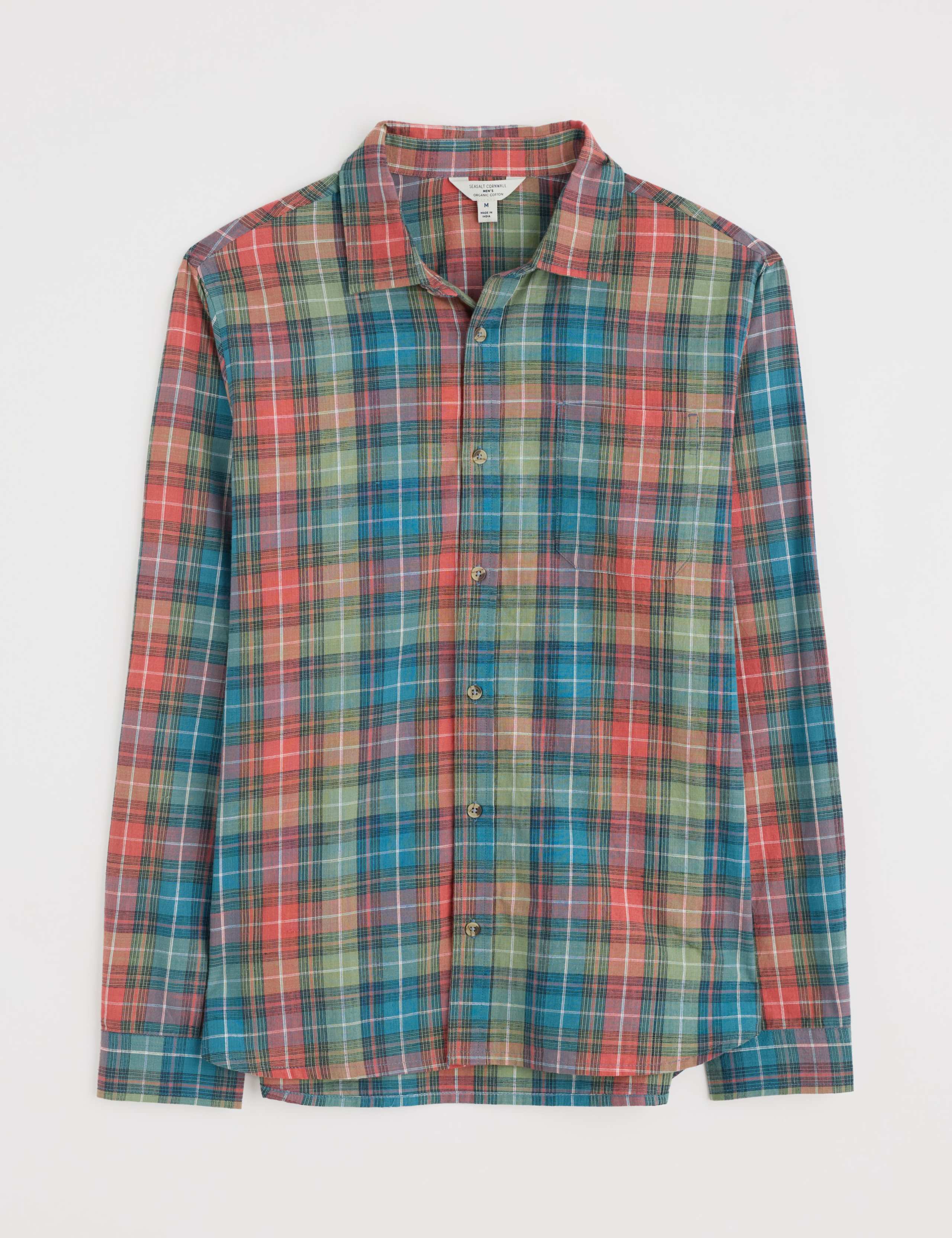 Pure Cotton Check Flannel Shirt