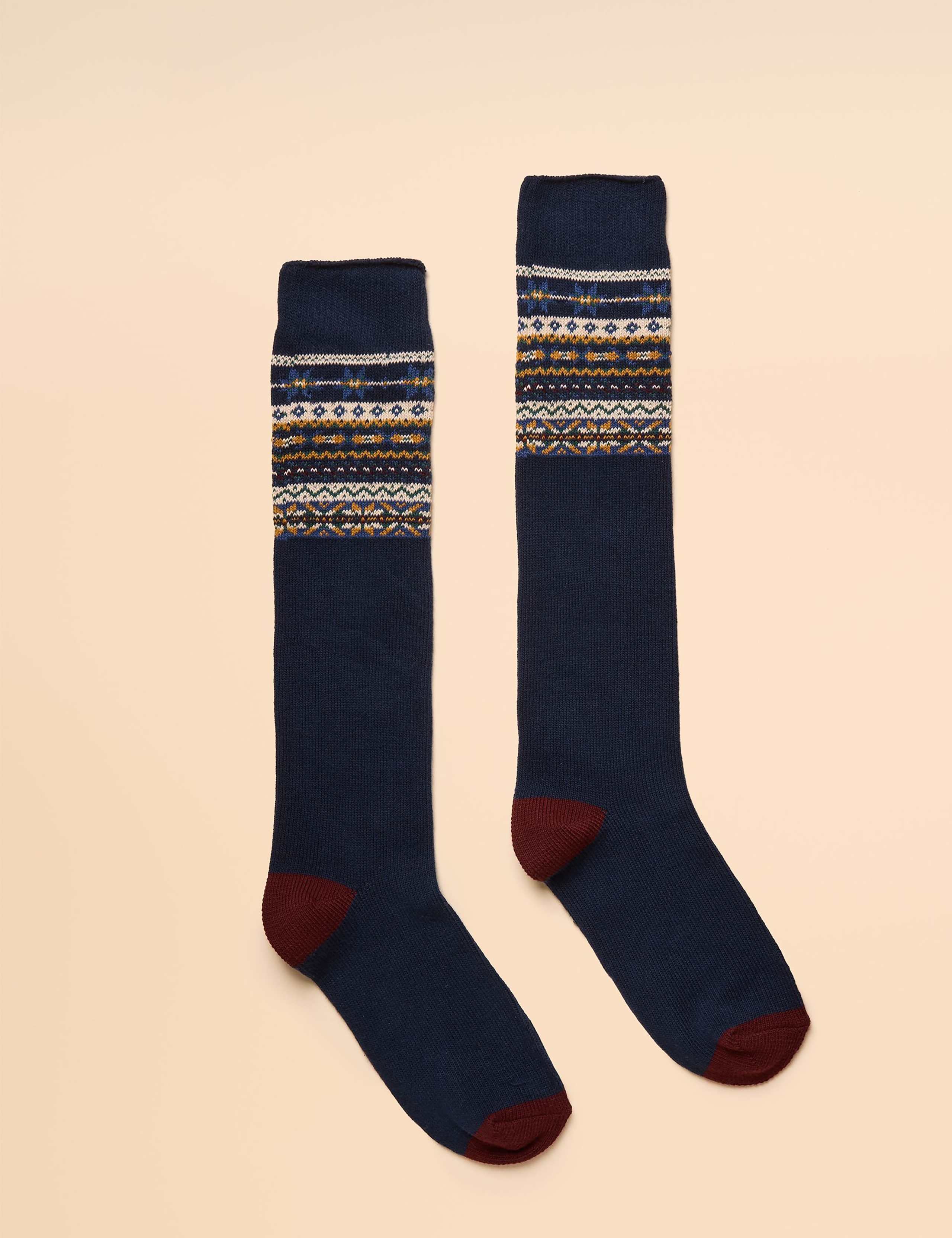 Patterned Cotton Rich Socks