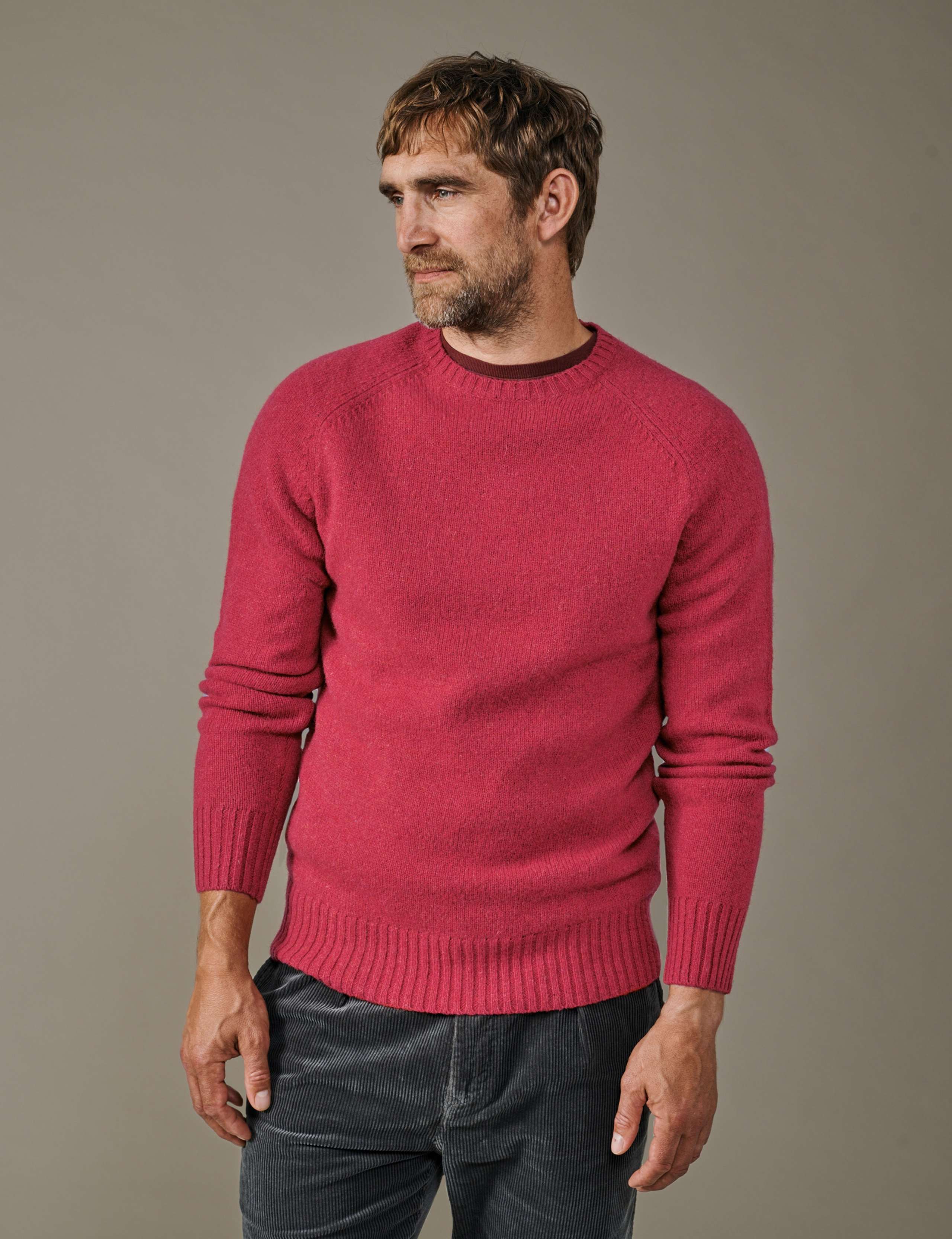 Pure Wool Crew Neck Jumper