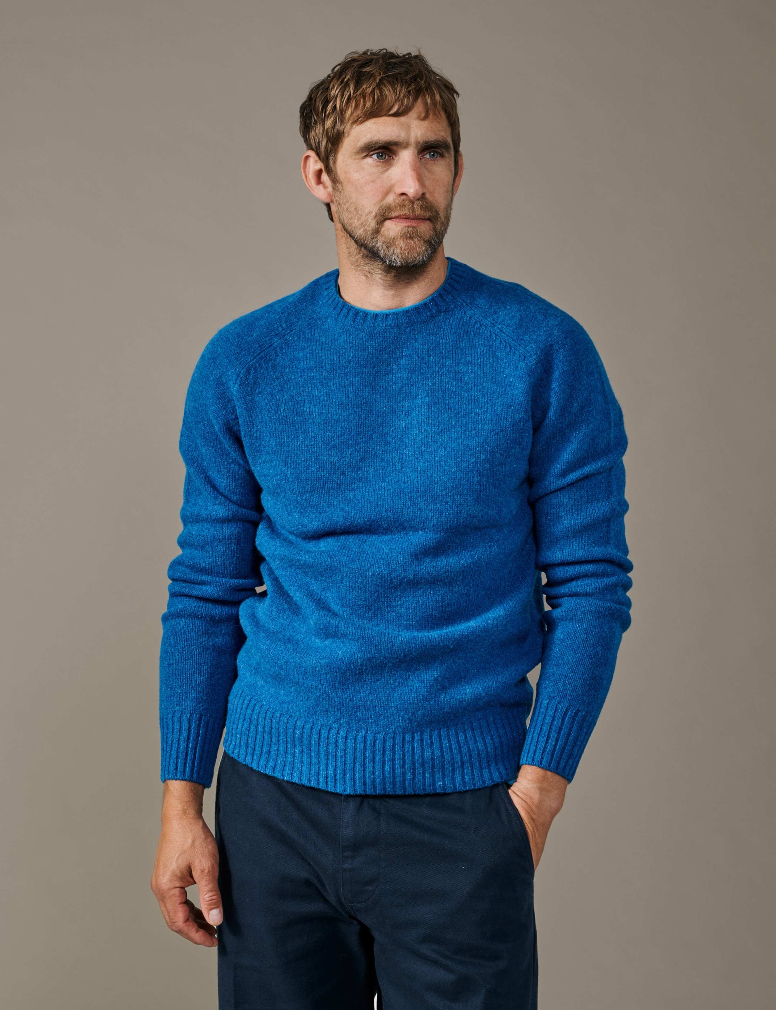 Pure Wool Crew Neck Jumper