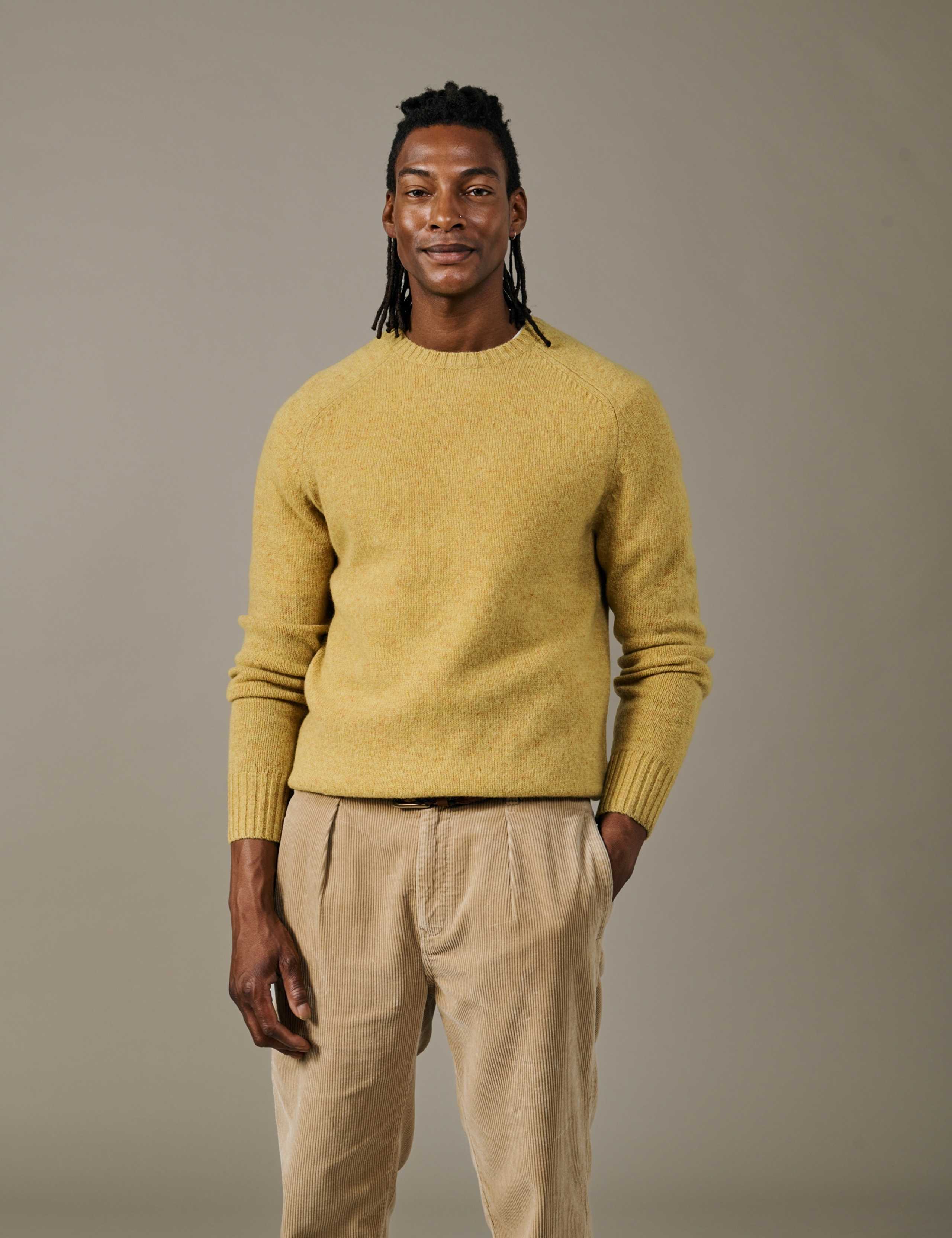 Pure Wool Crew Neck Jumper