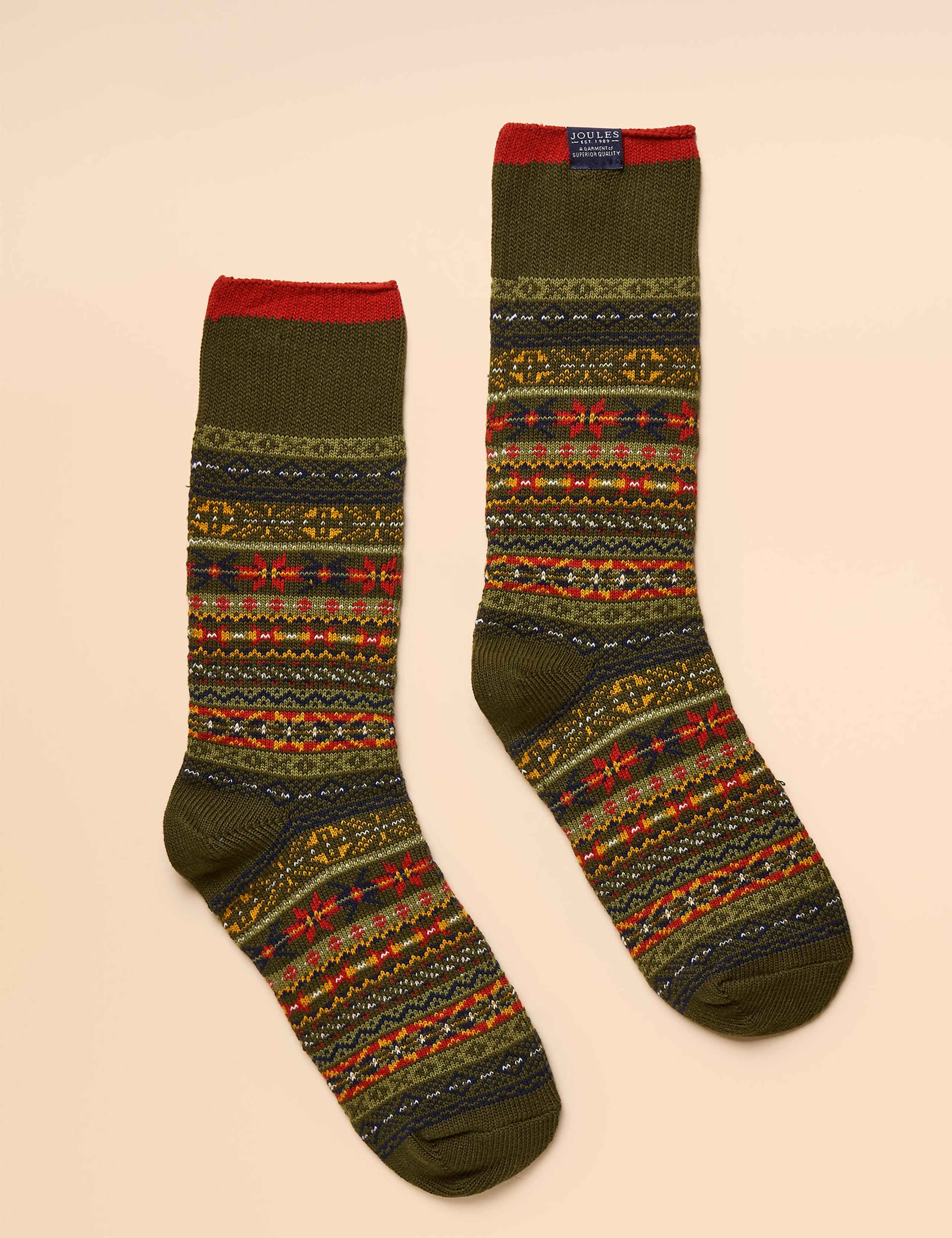 Cotton Rich Patterned Socks