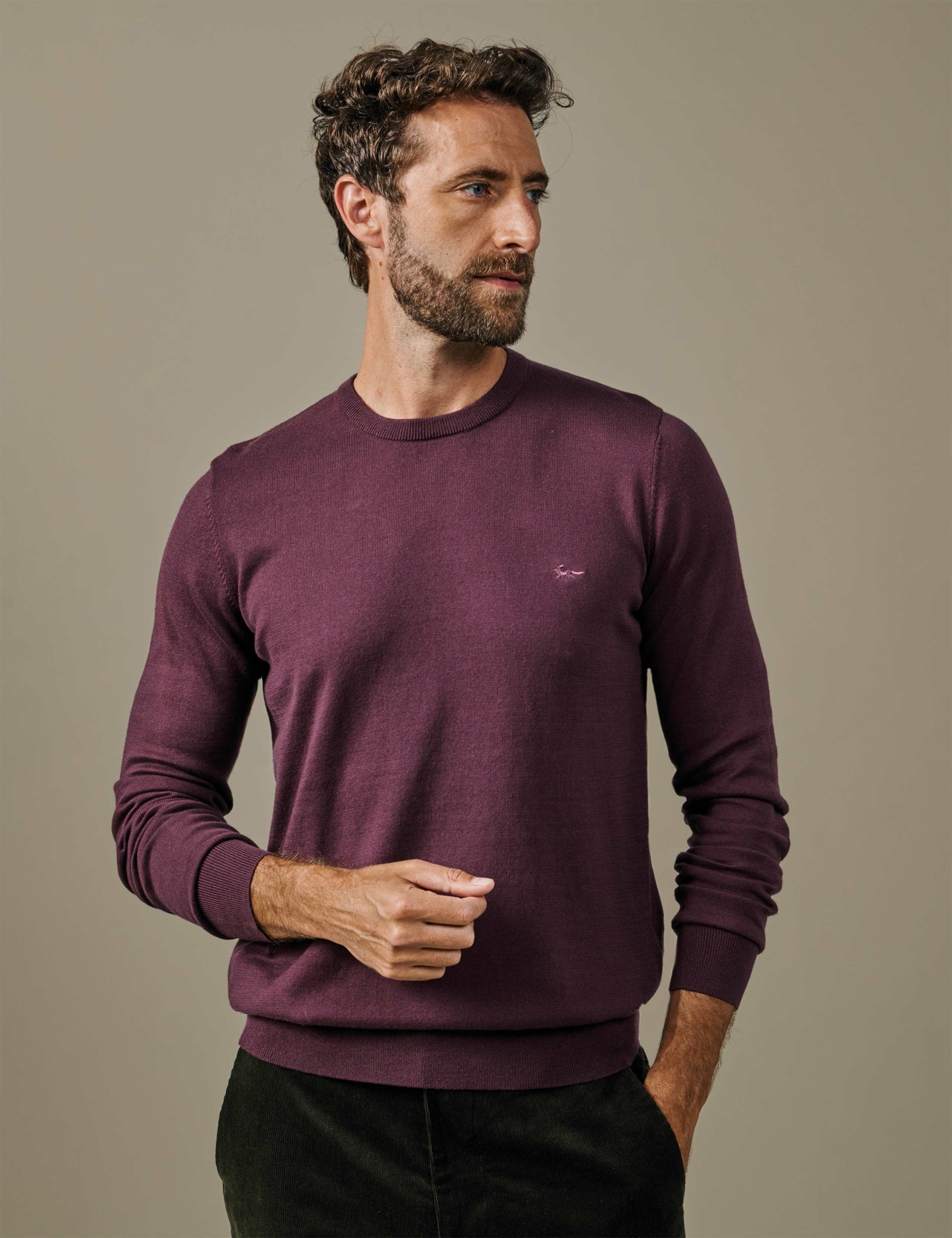 Pure Cotton Crew Neck Jumper