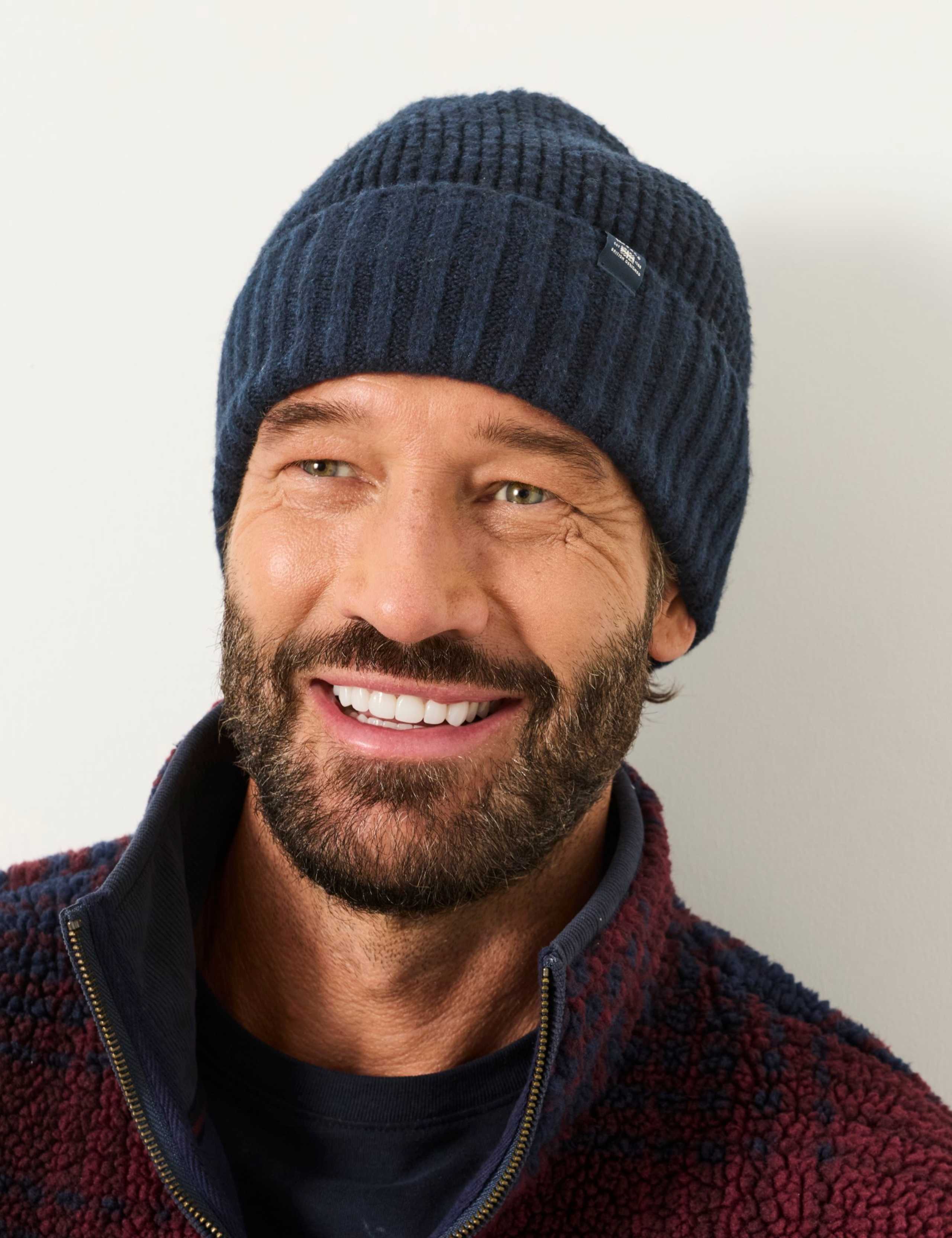 Cotton Blend Beanie Hat