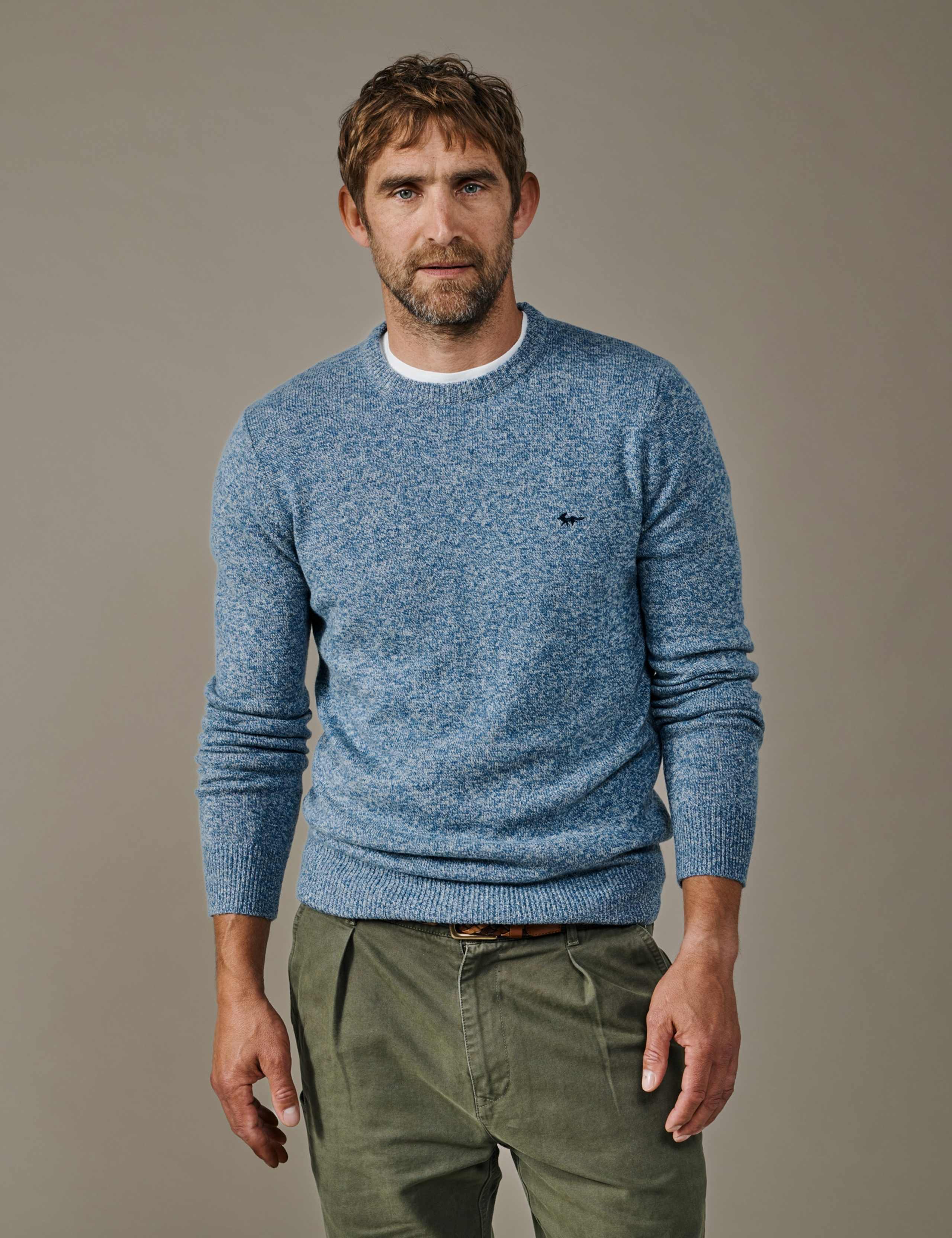 Pure Wool Crew Neck Jumper
