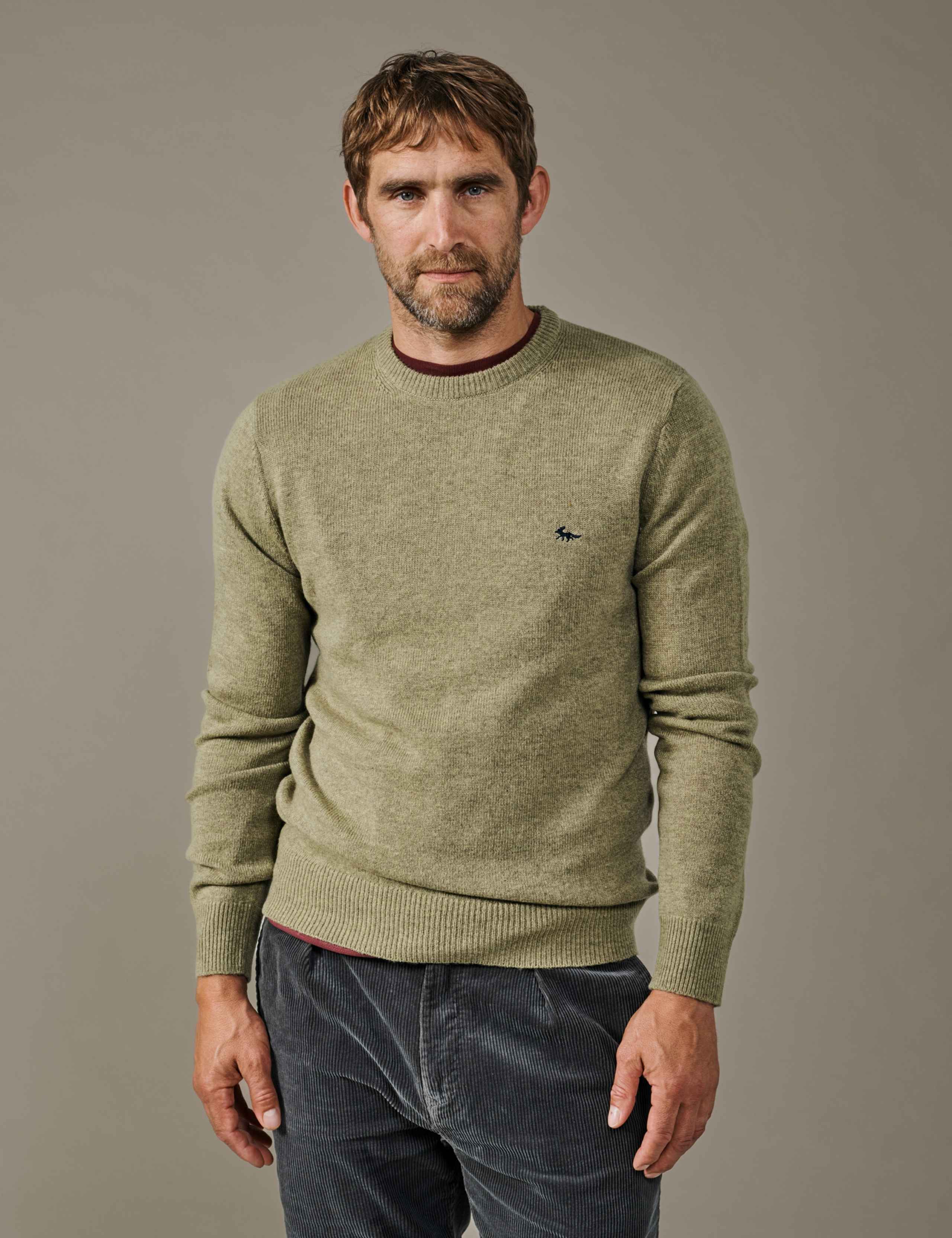 Pure Wool Crew Neck Jumper