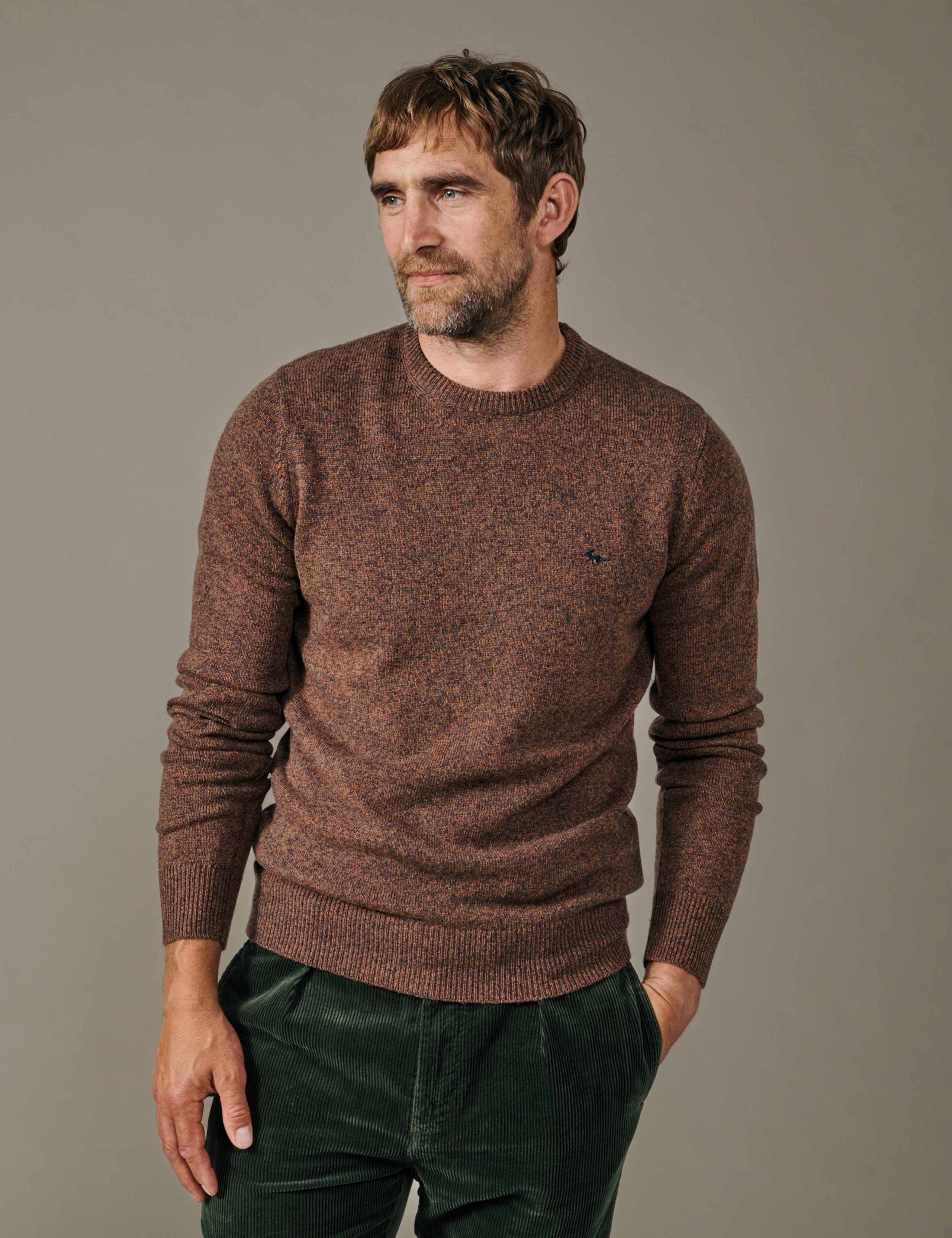 Pure Wool Crew Neck Jumper
