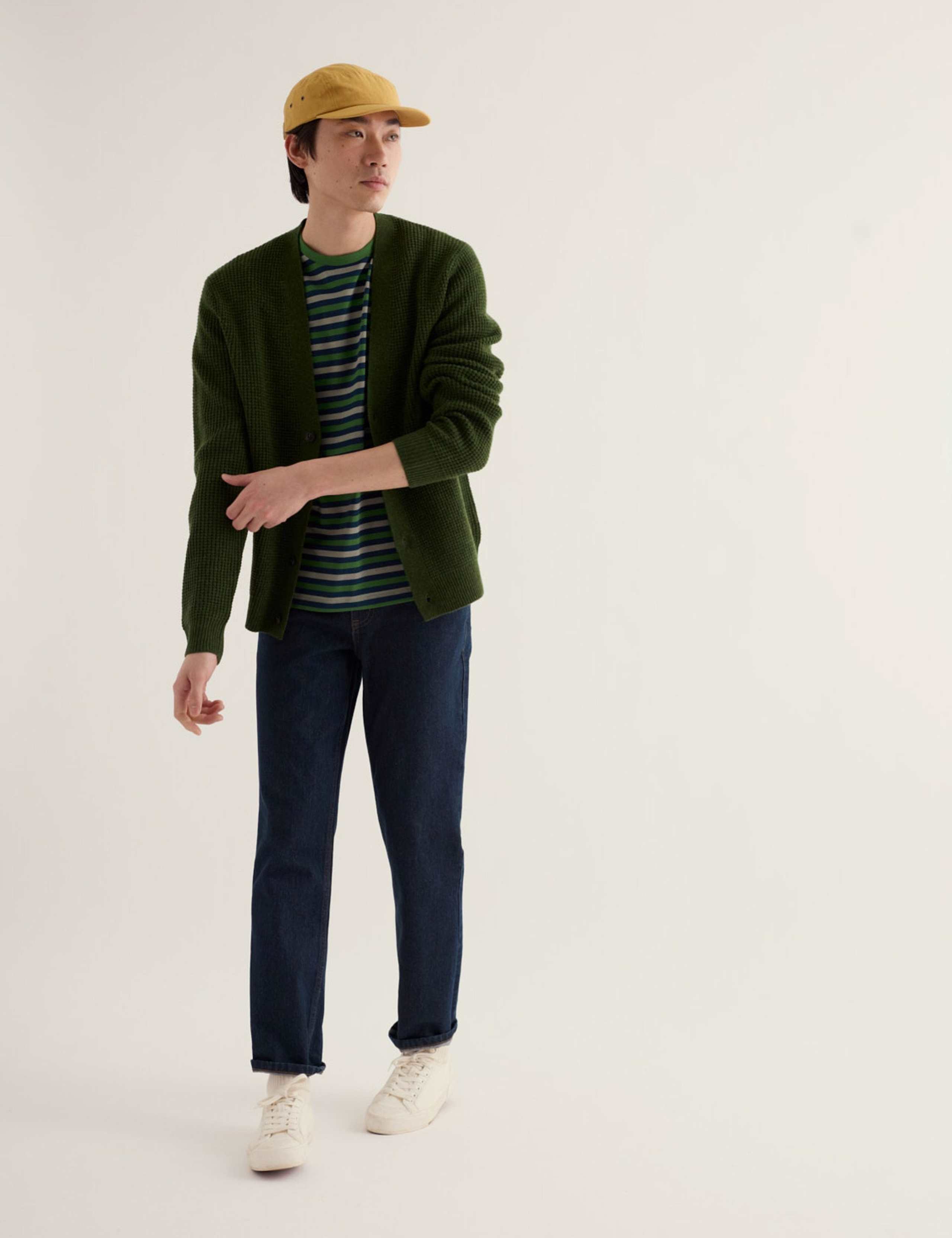 Pure Cotton Striped T-Shirt