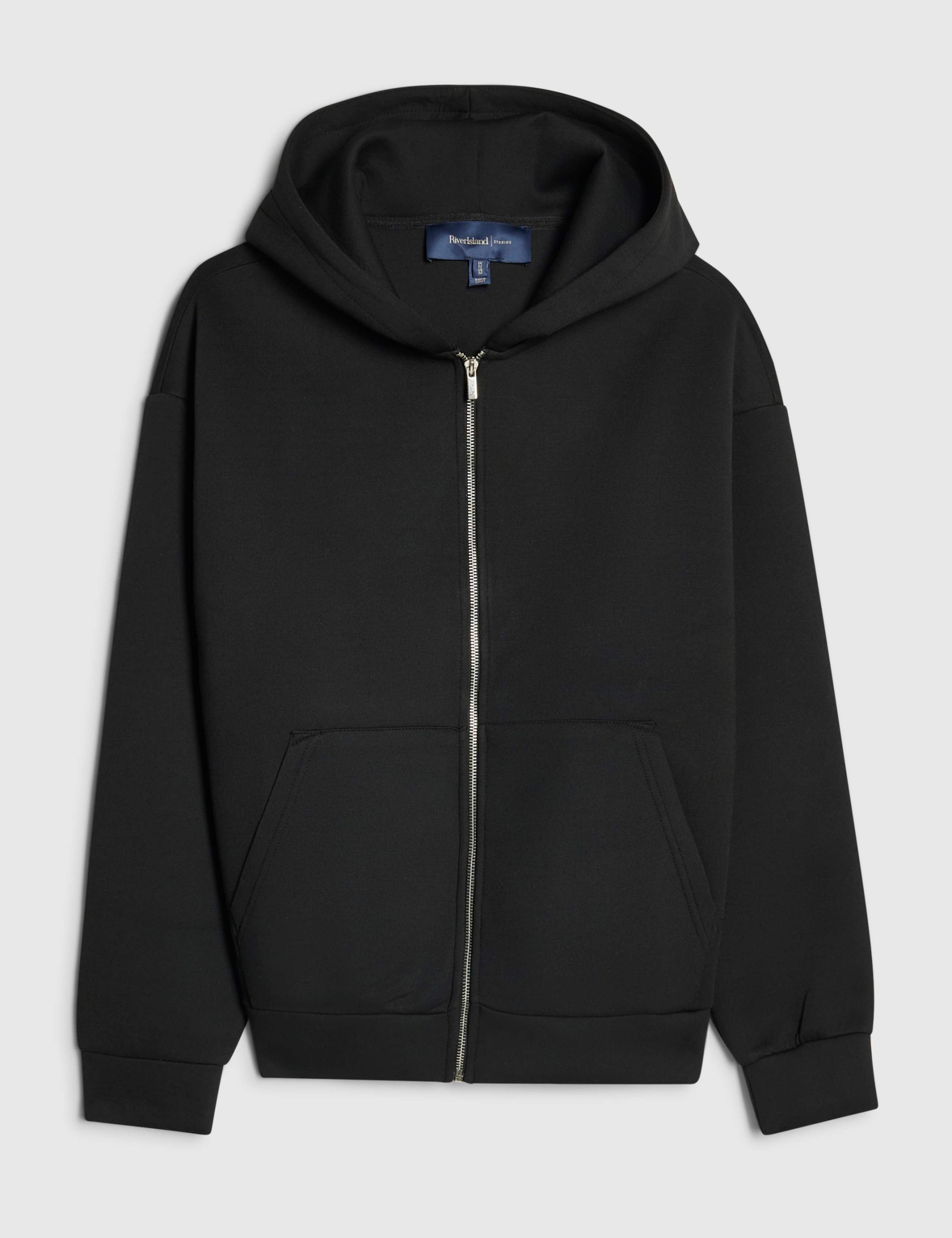 Oversized Long Sleeve Zip Up Hoodie