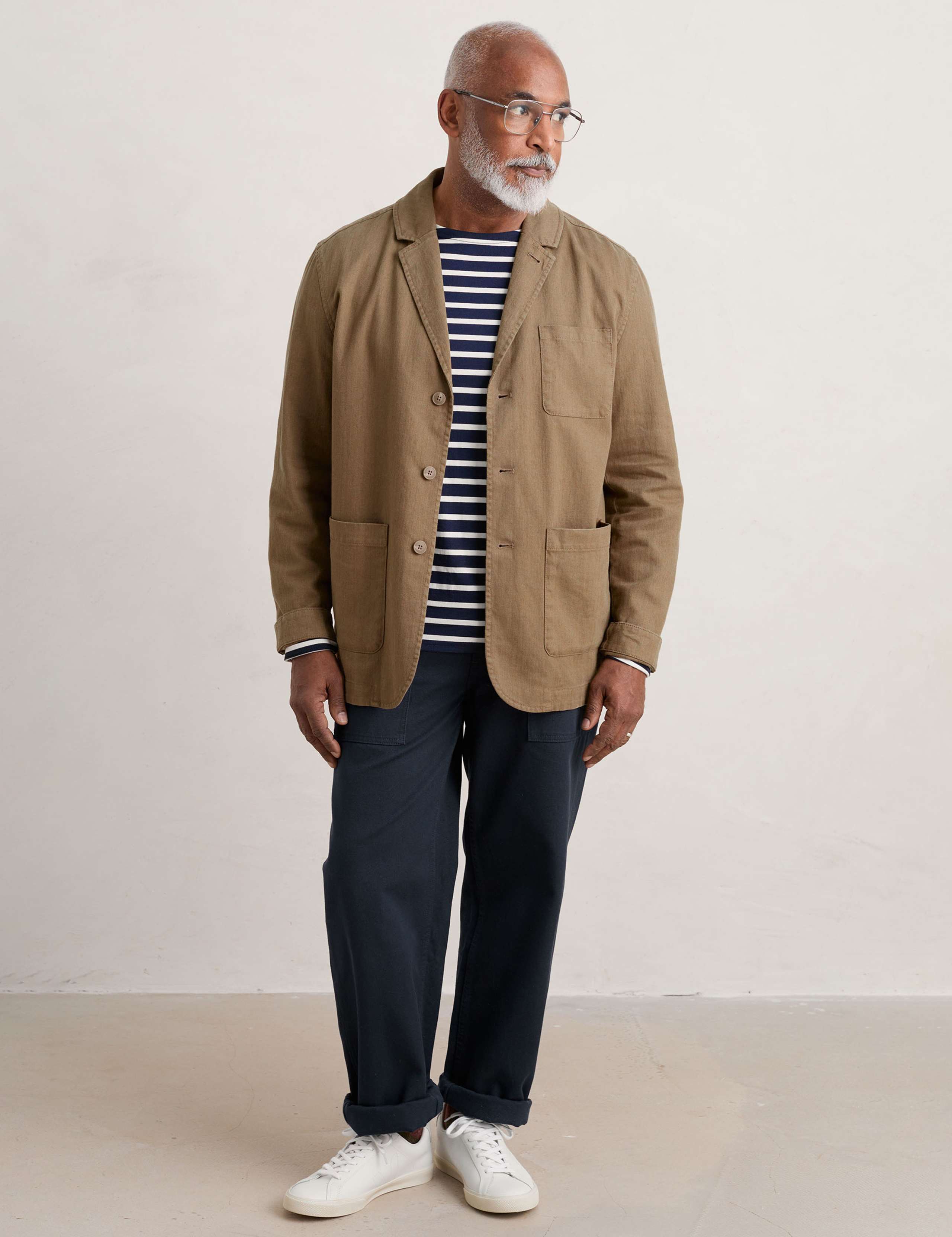 Linen Rich Utility Jacket