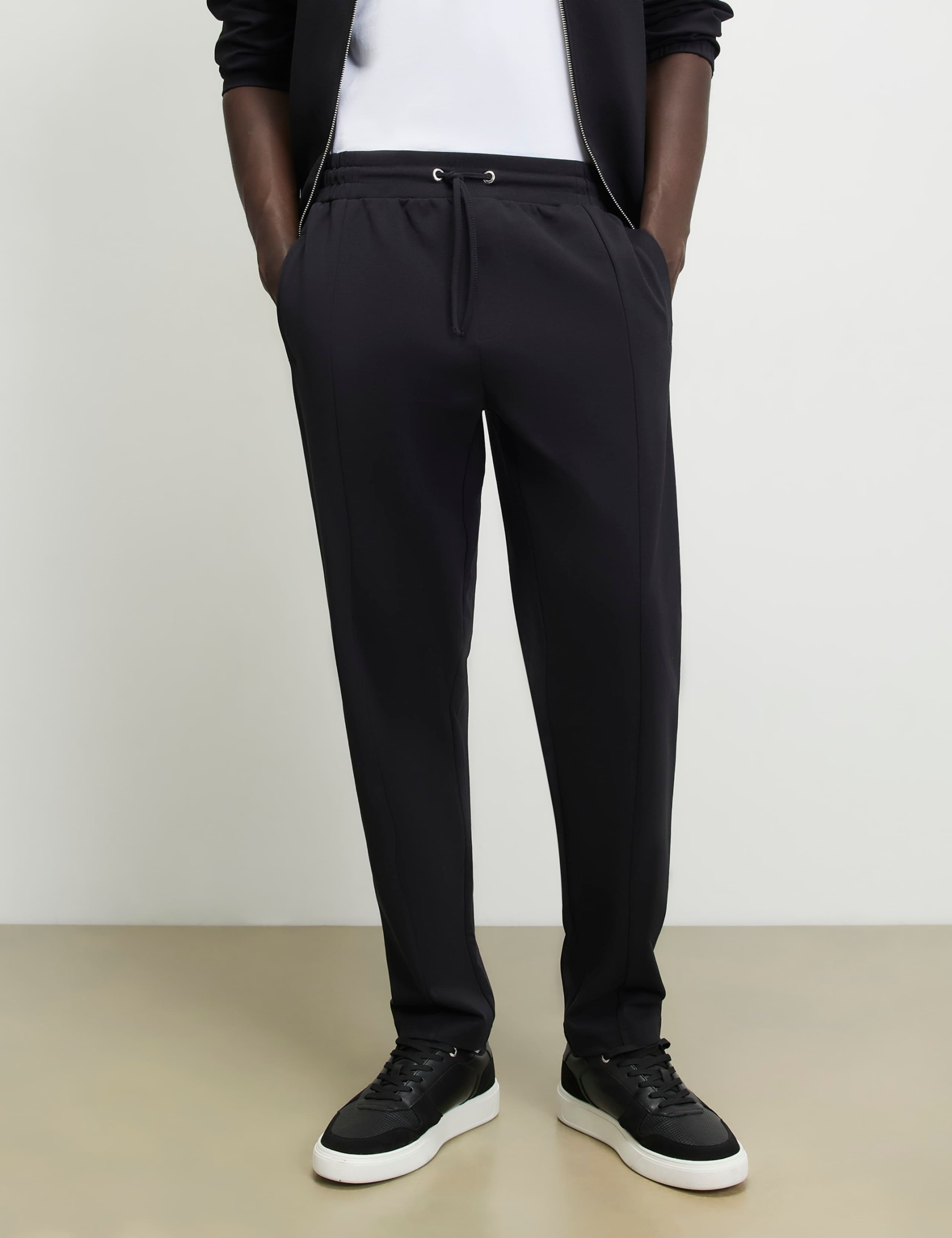 Pin Tuck Slim Fit Joggers
