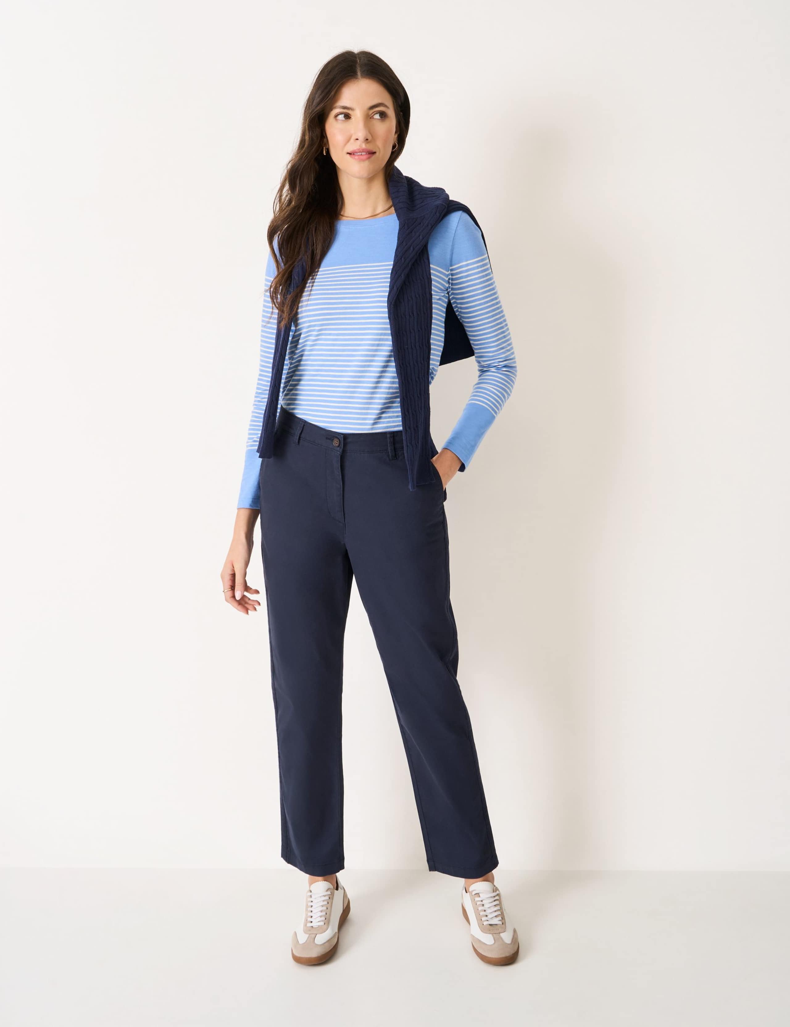 Cotton Rich Relaxed Tapered Chinos