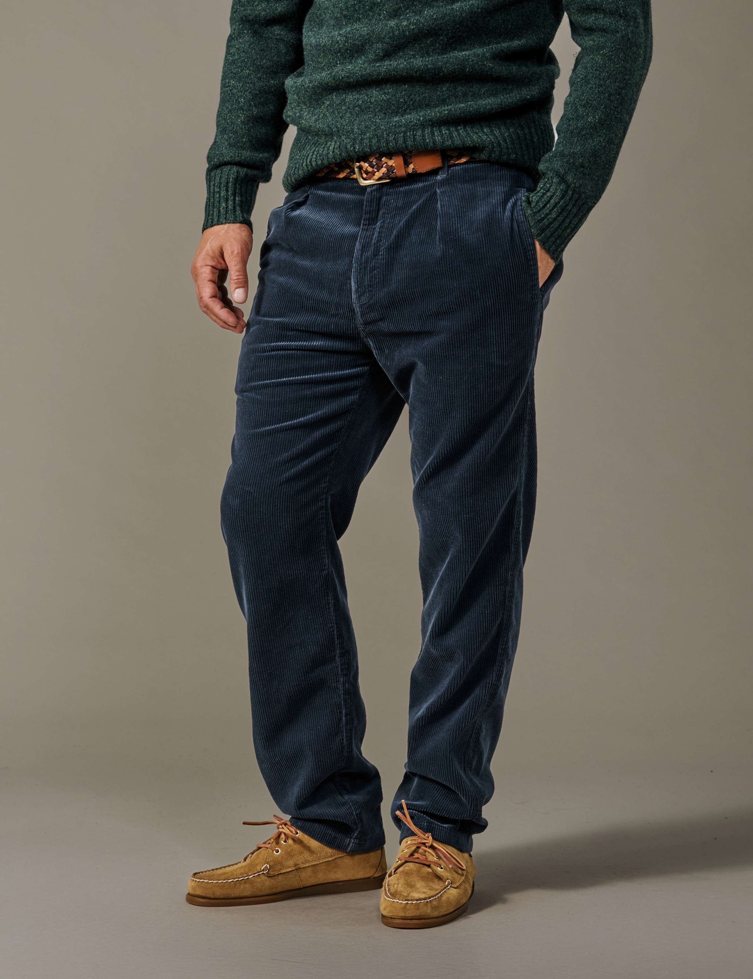 Relaxed Fit Corduroy Trousers