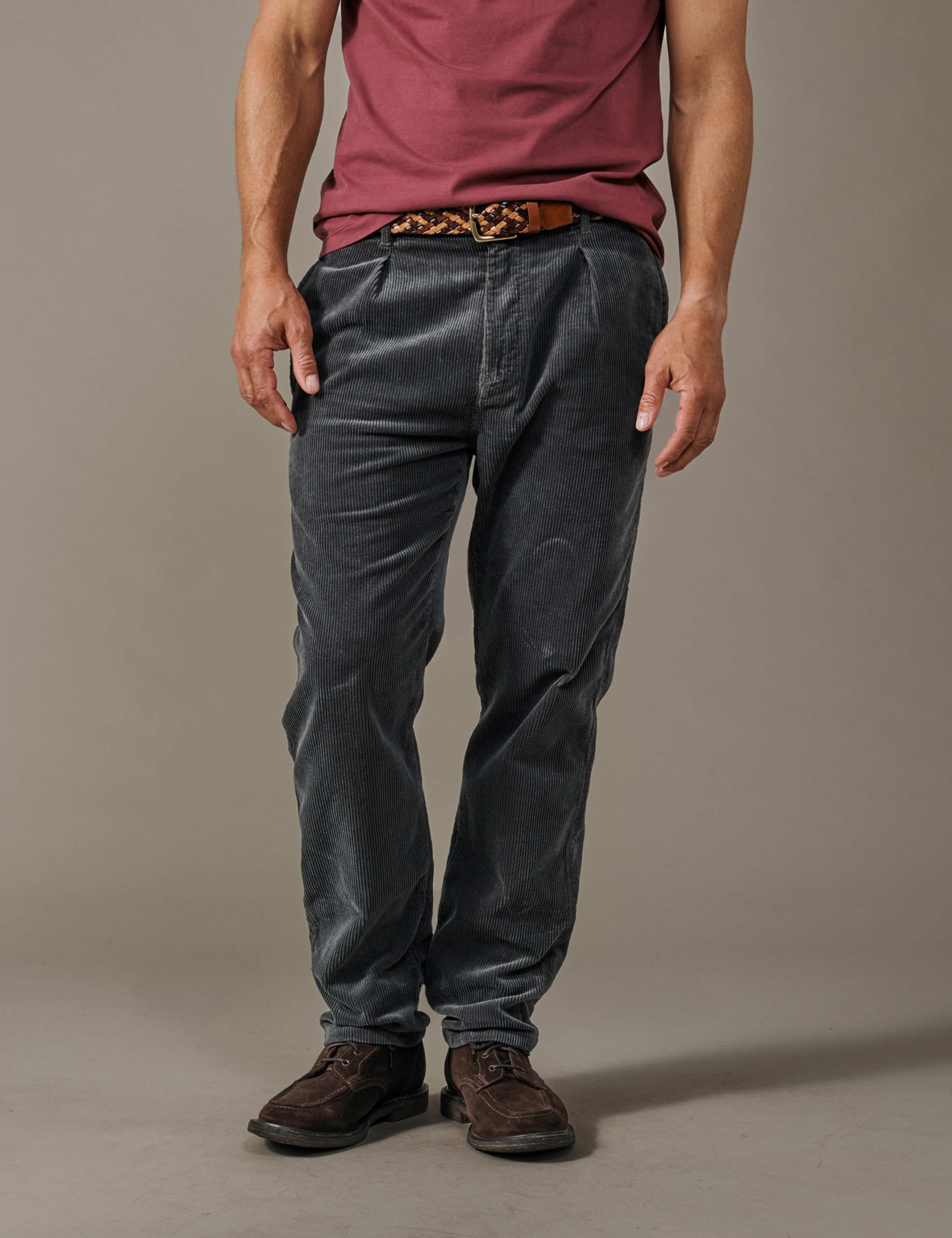 Relaxed Fit Corduroy Trousers