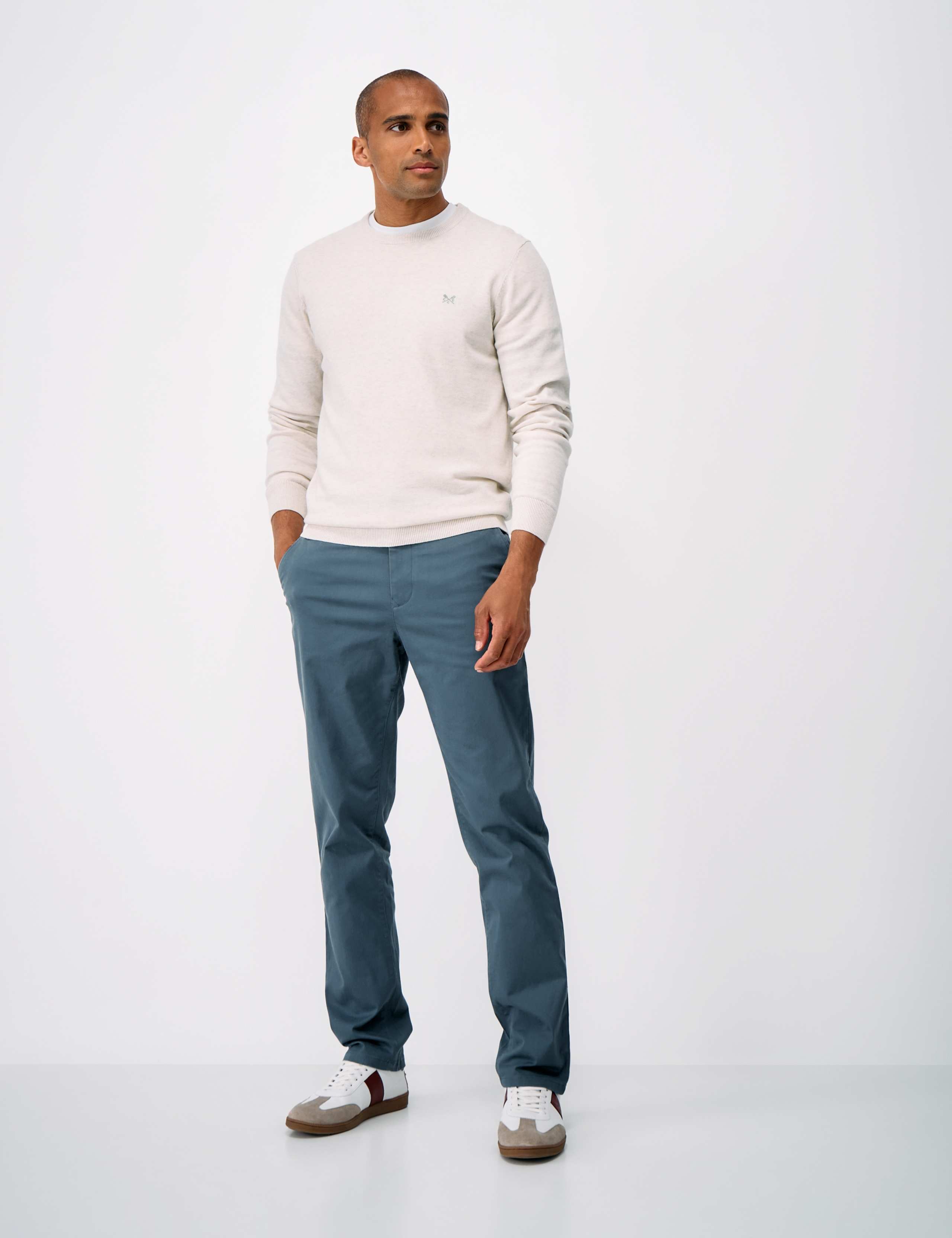 Regular Fit Cotton Rich Stretch Chinos