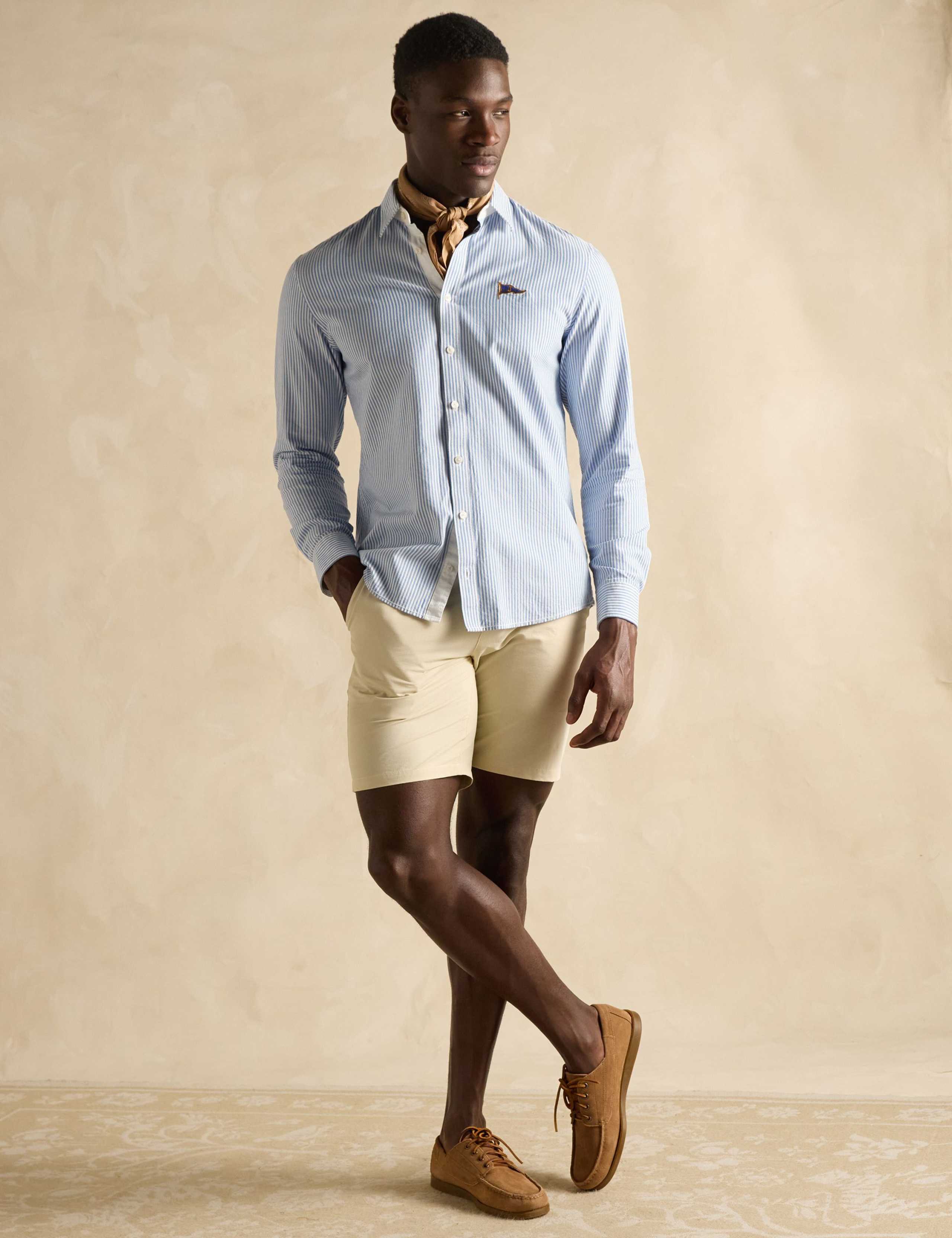Regular Fit Pure Cotton Striped Shirt