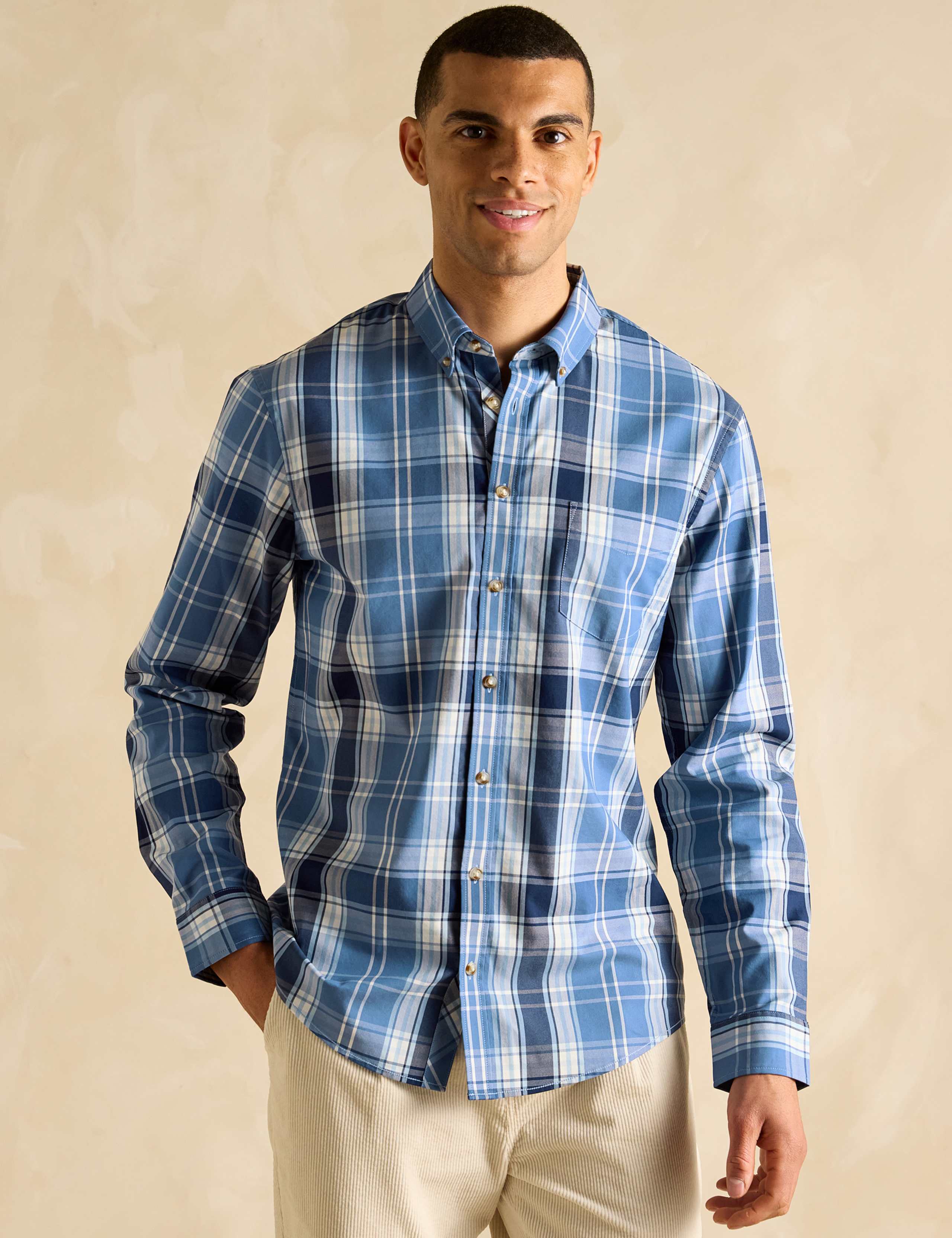 Cotton Rich Check Shirt