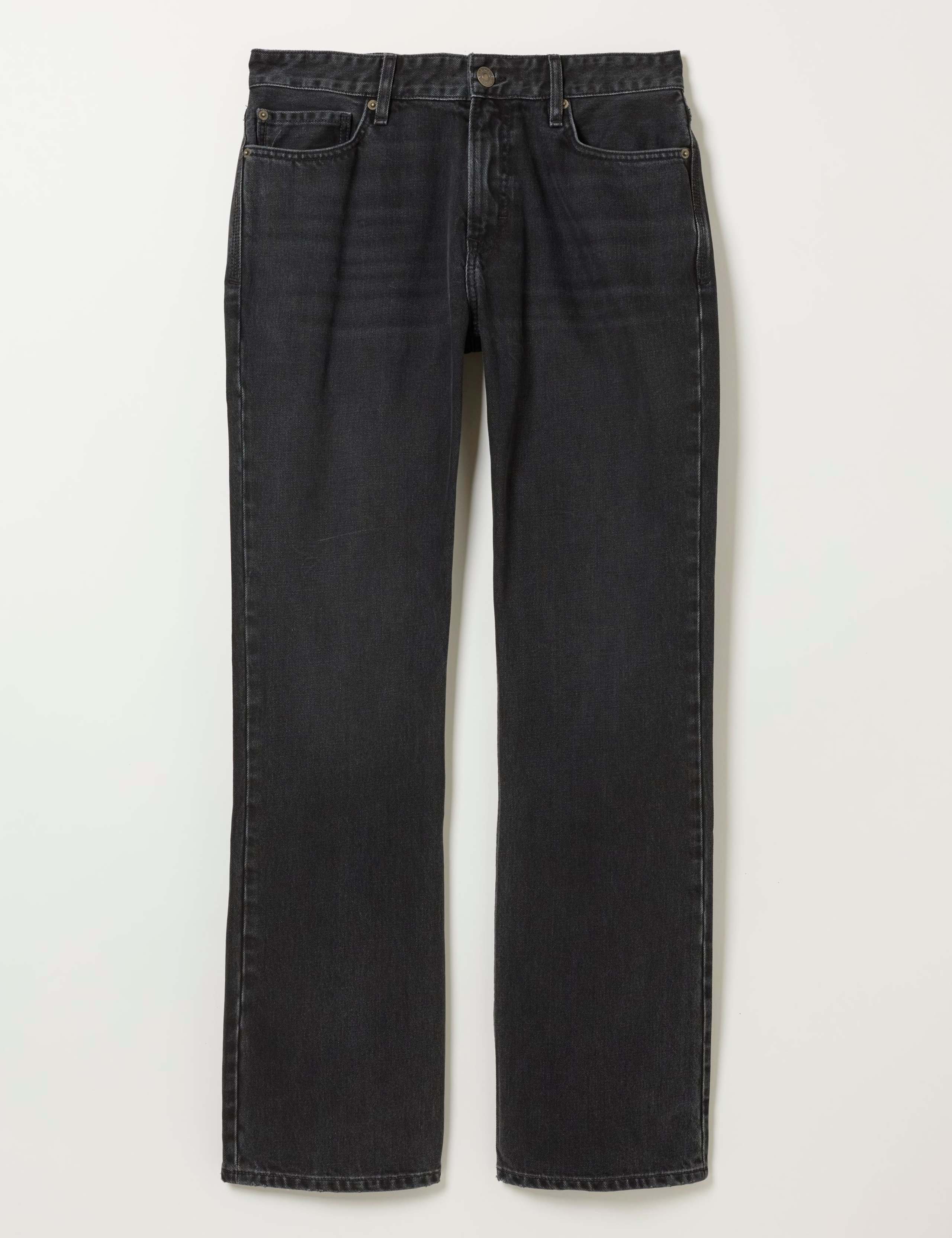 Straight Fit Pure Cotton Bootcut Jeans