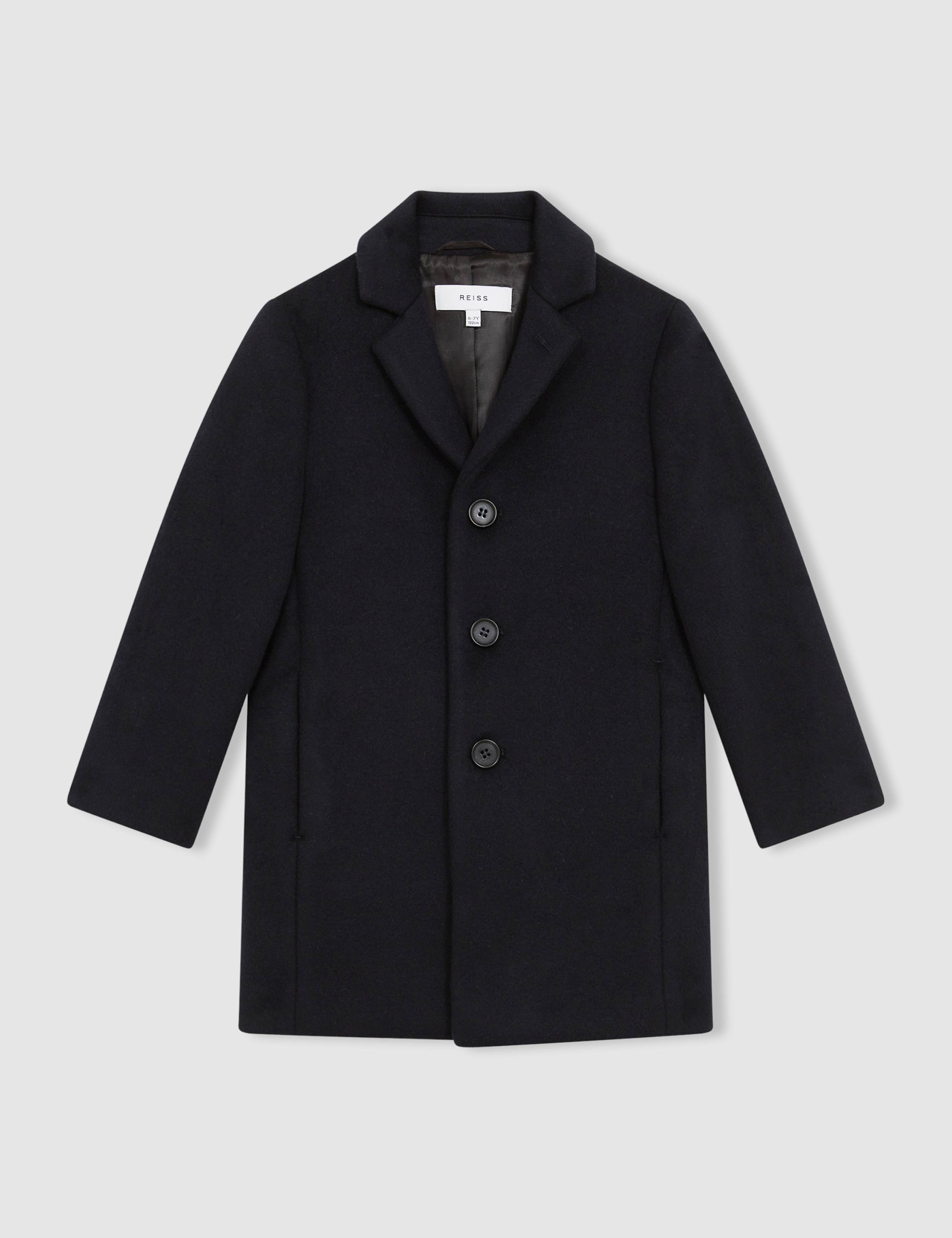 Wool Blend Coat (3-14 Yrs)