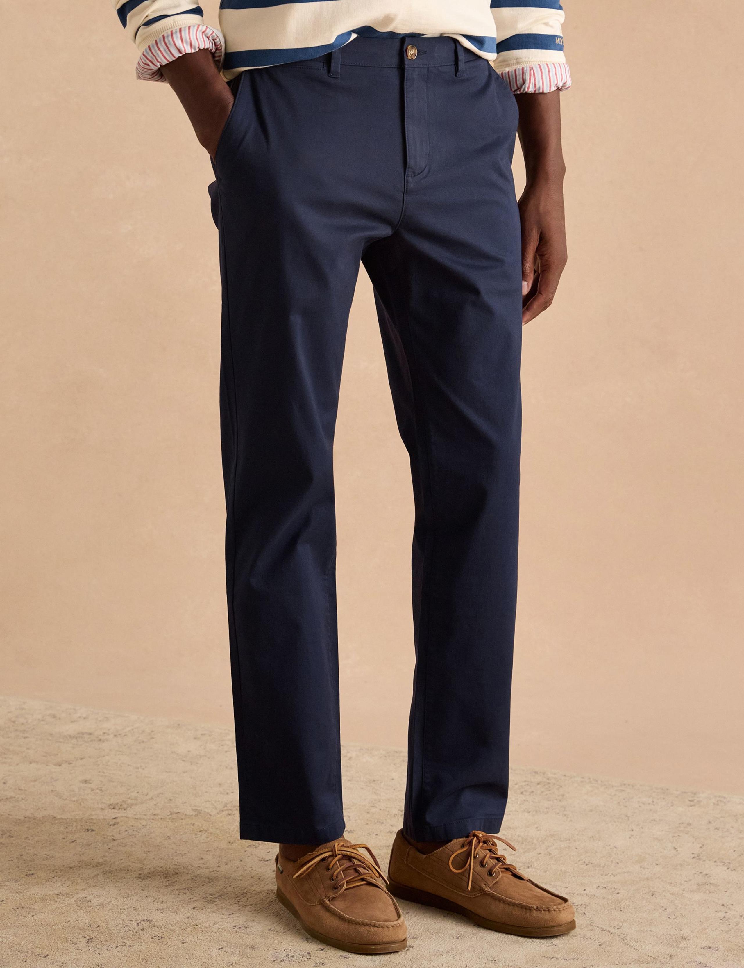 Regular Fit Cotton Rich Chinos