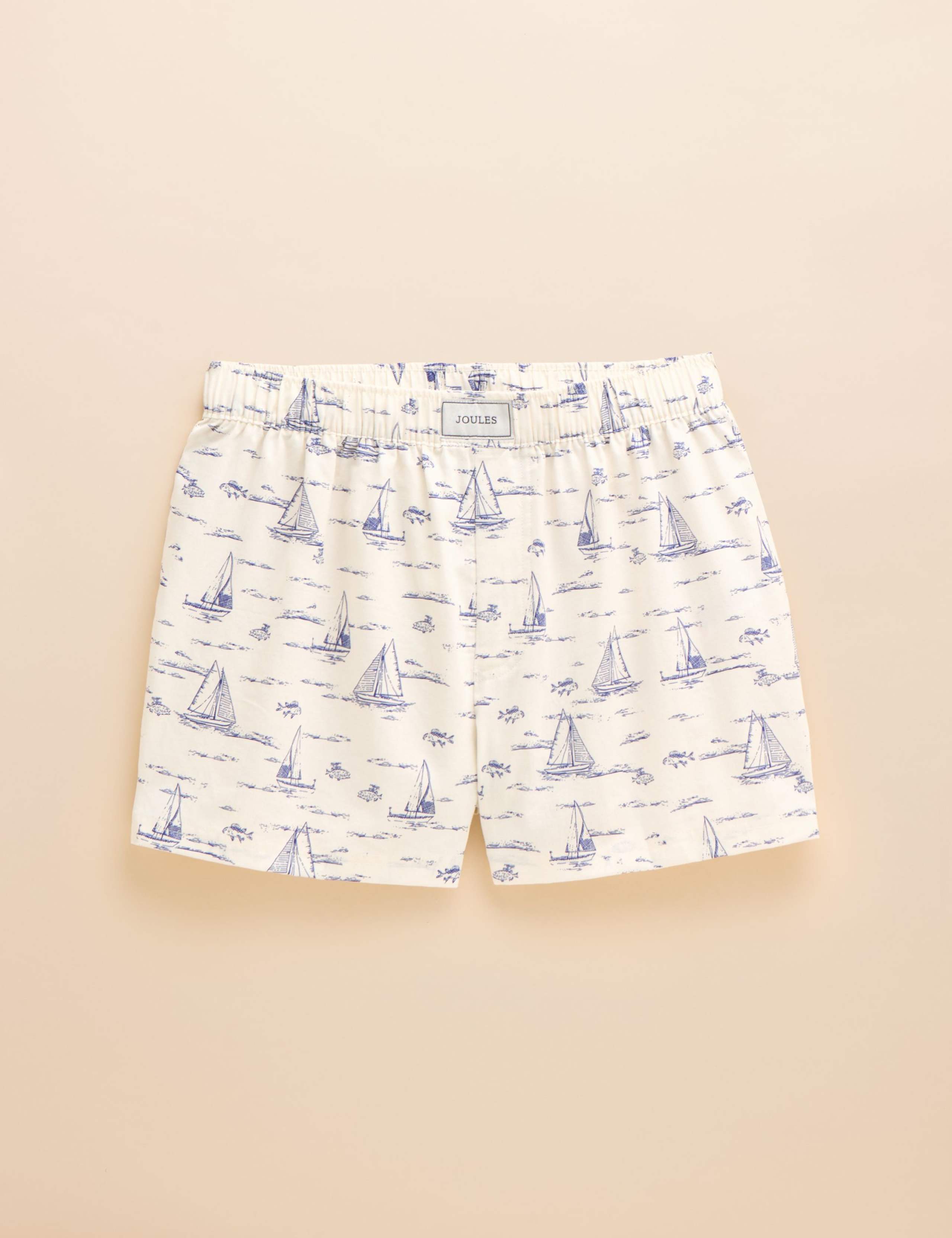 Pure Cotton Boat Print Woven Boxers