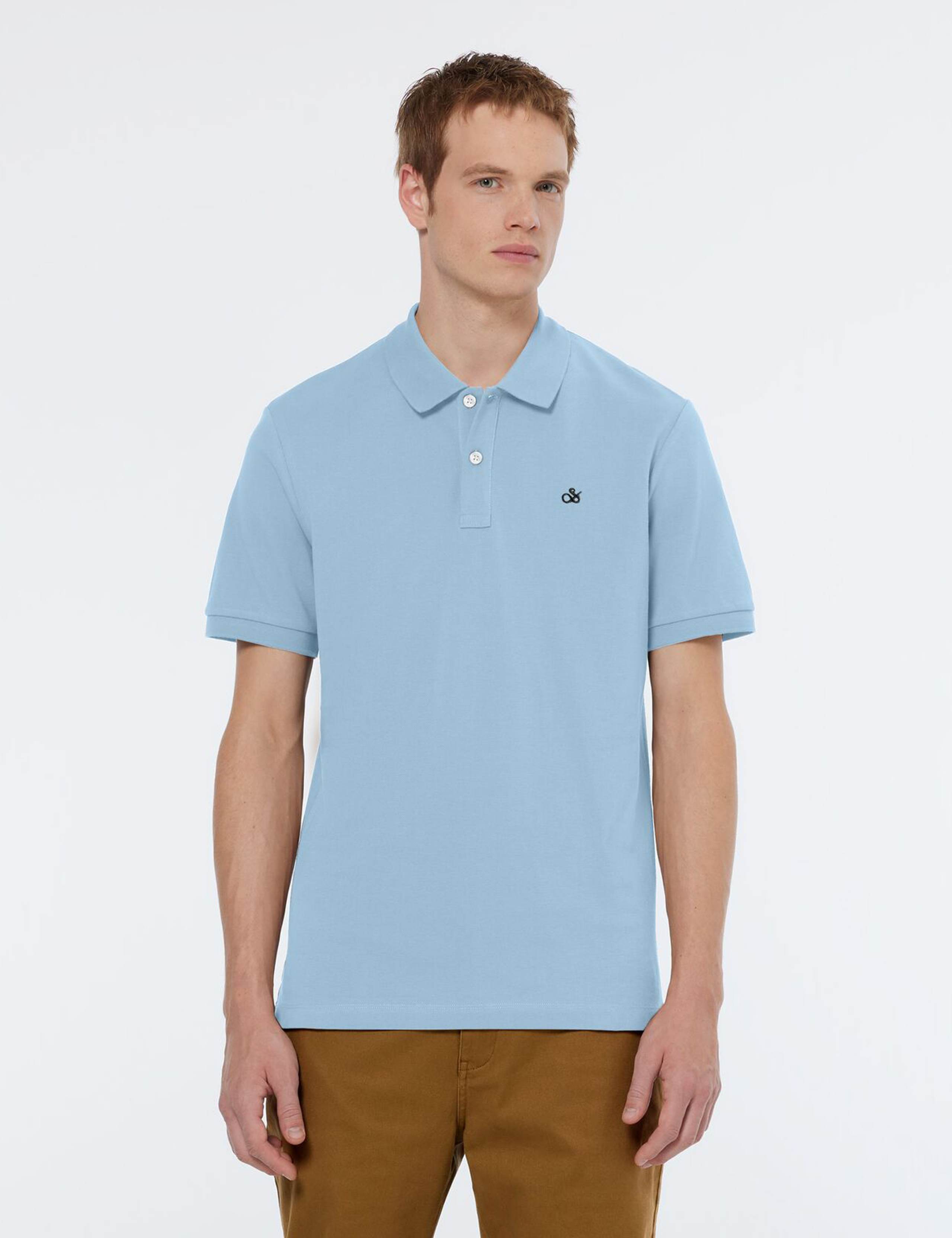 Pure Cotton Piqué Polo Shirt