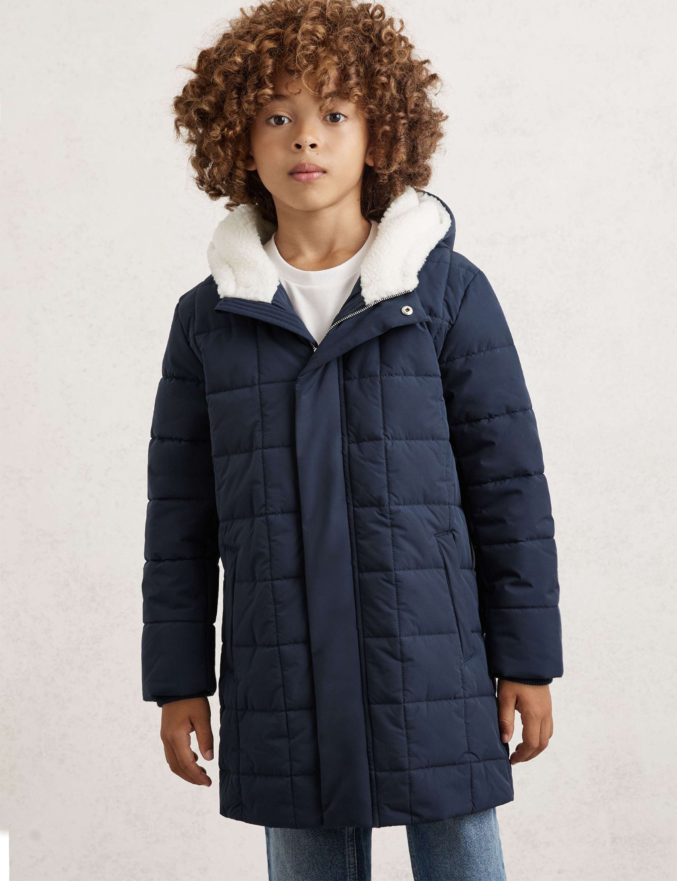 Hooded Quilted Puffer Jacket (3-14 Yrs)