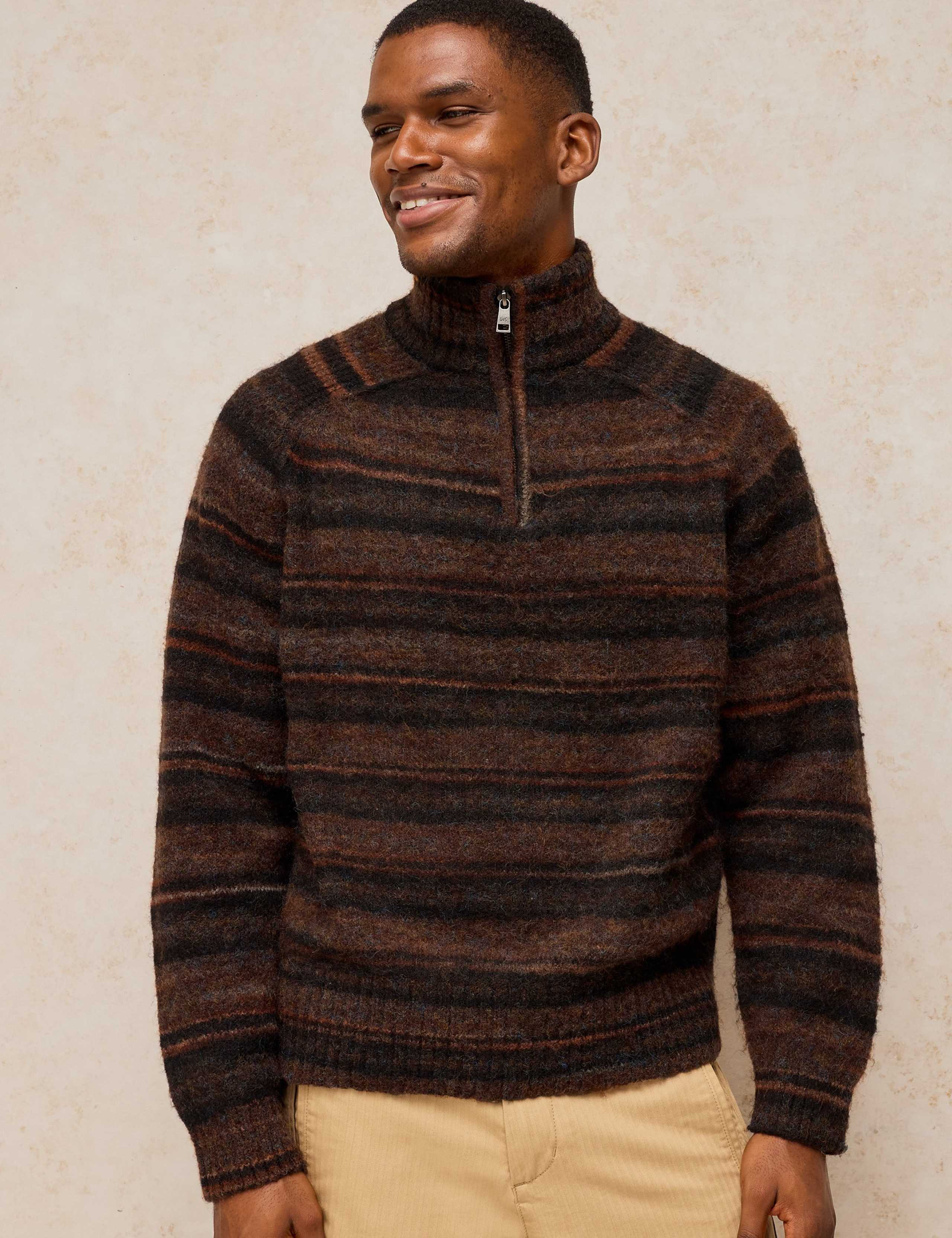 Braemar Ombre Funnel Neck Jumper