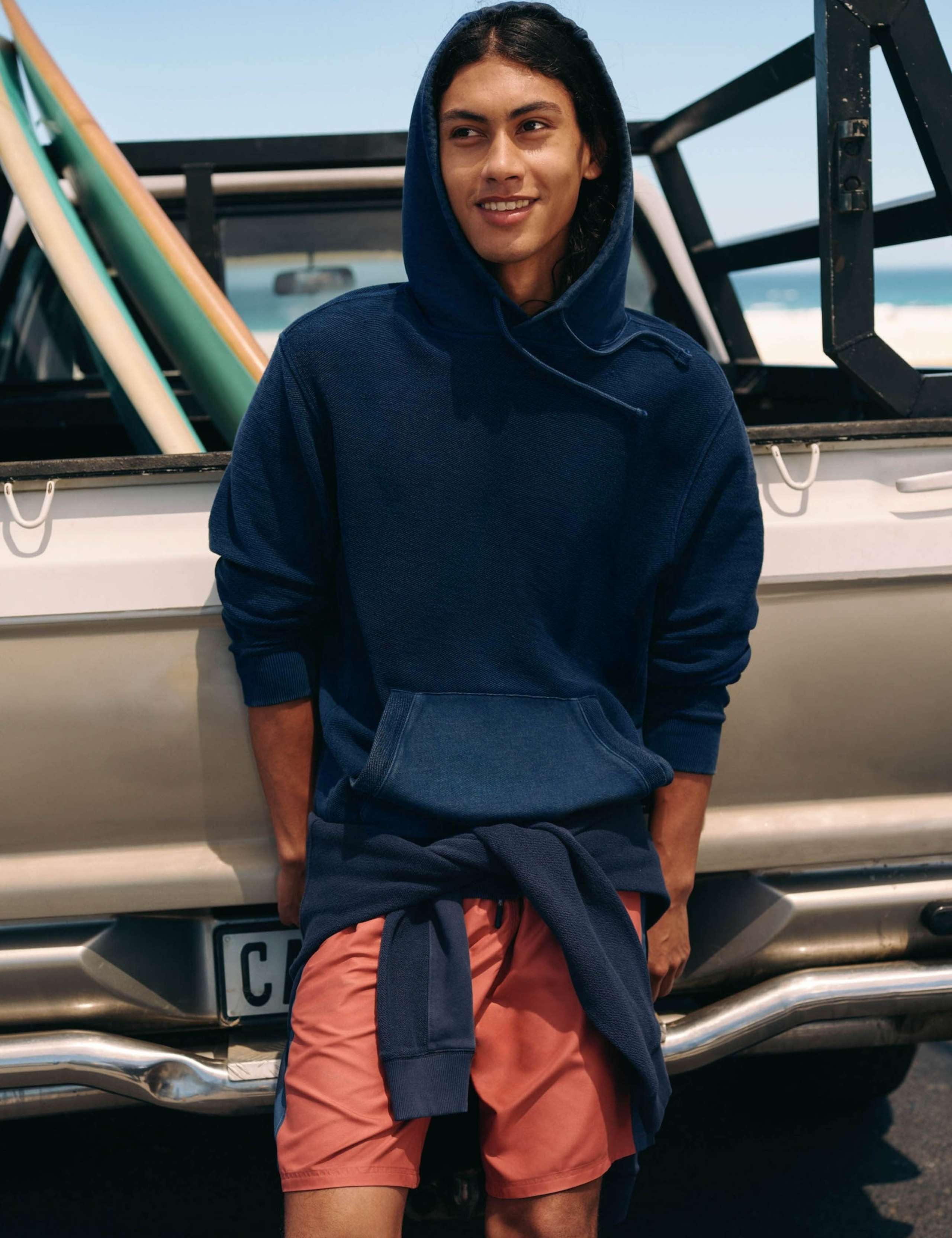 Pure Cotton Textured Hoodie