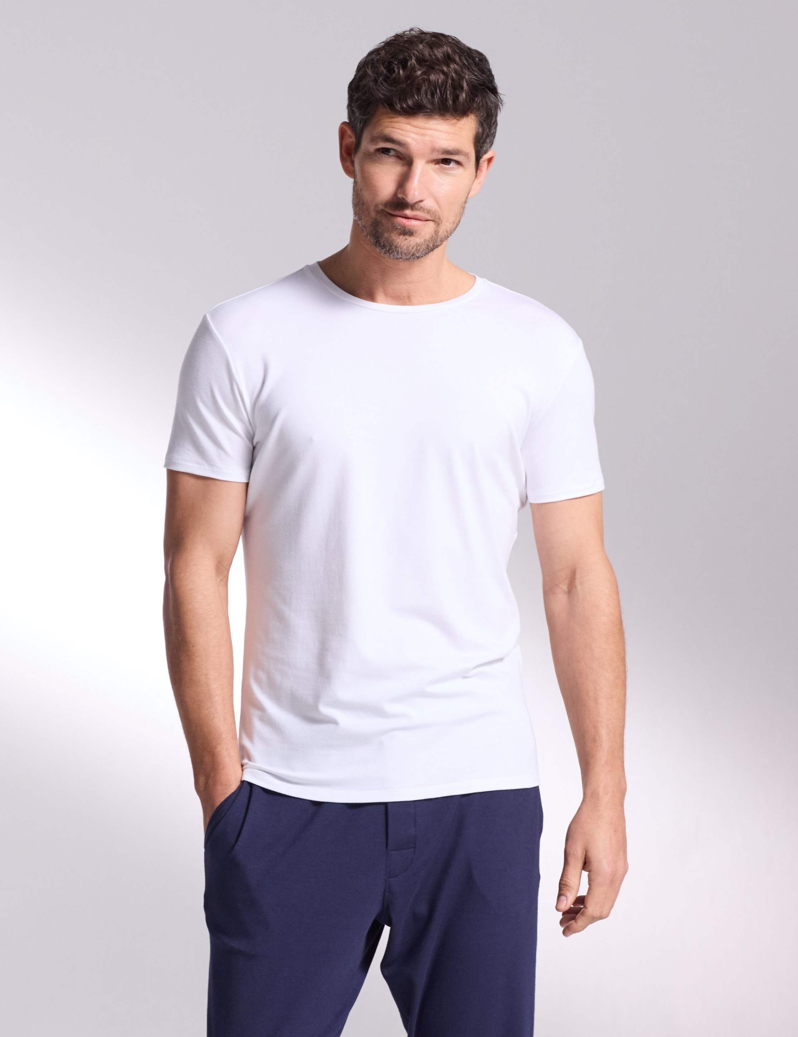 Premium Cotton Modal Crew Neck Pyjama Tee