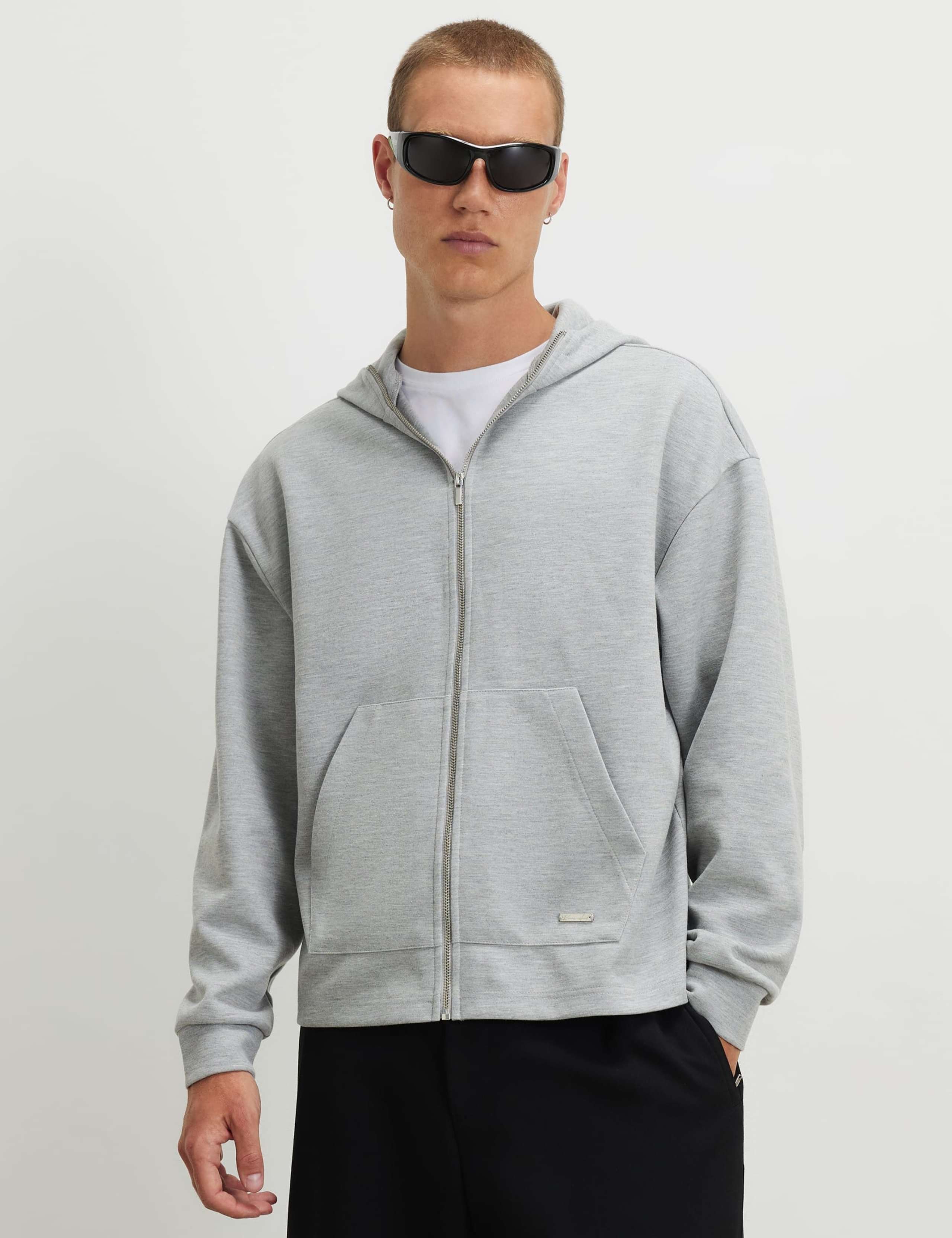 Relaxed Zip Up Hoodie