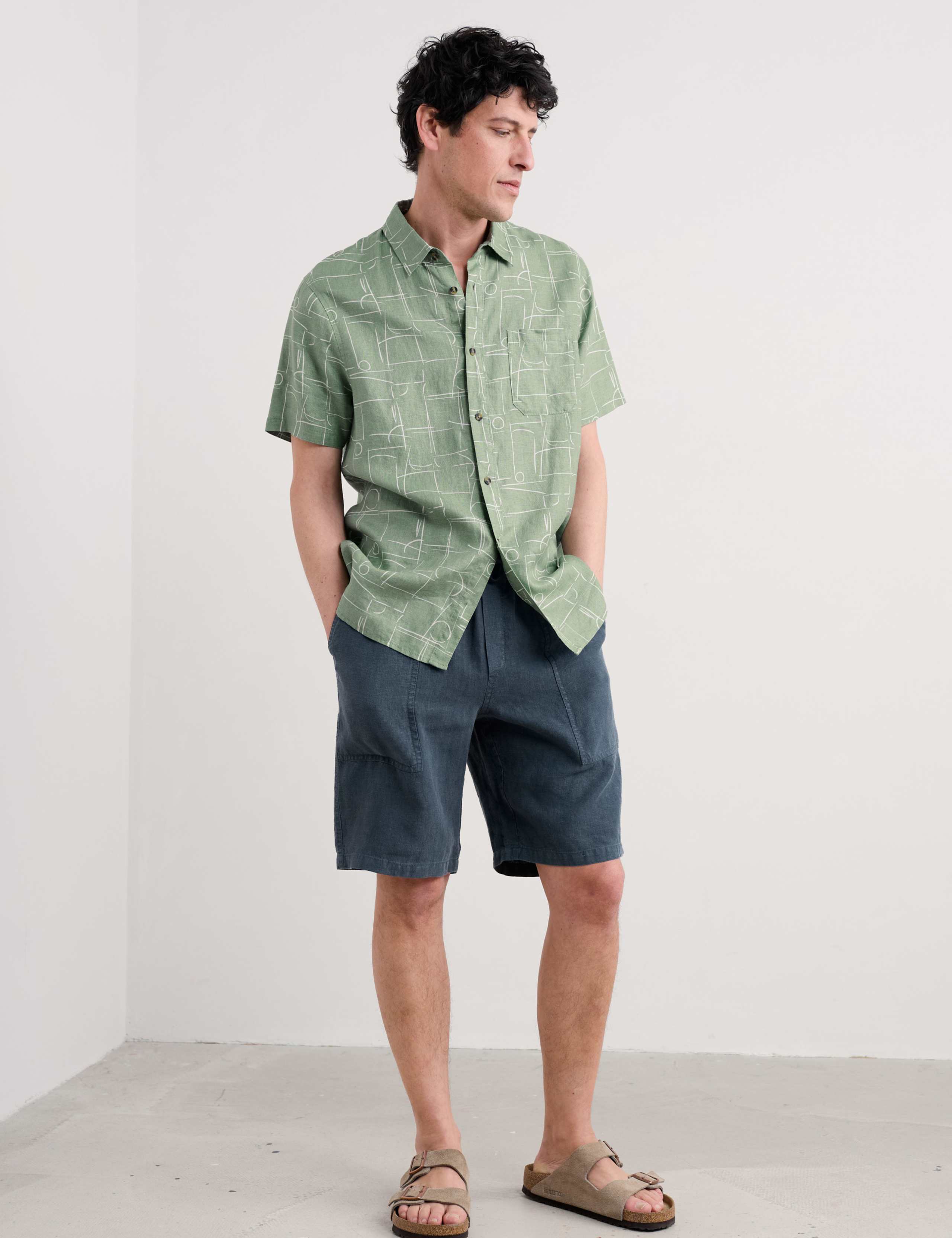 Pure Linen Lightweight Shorts
