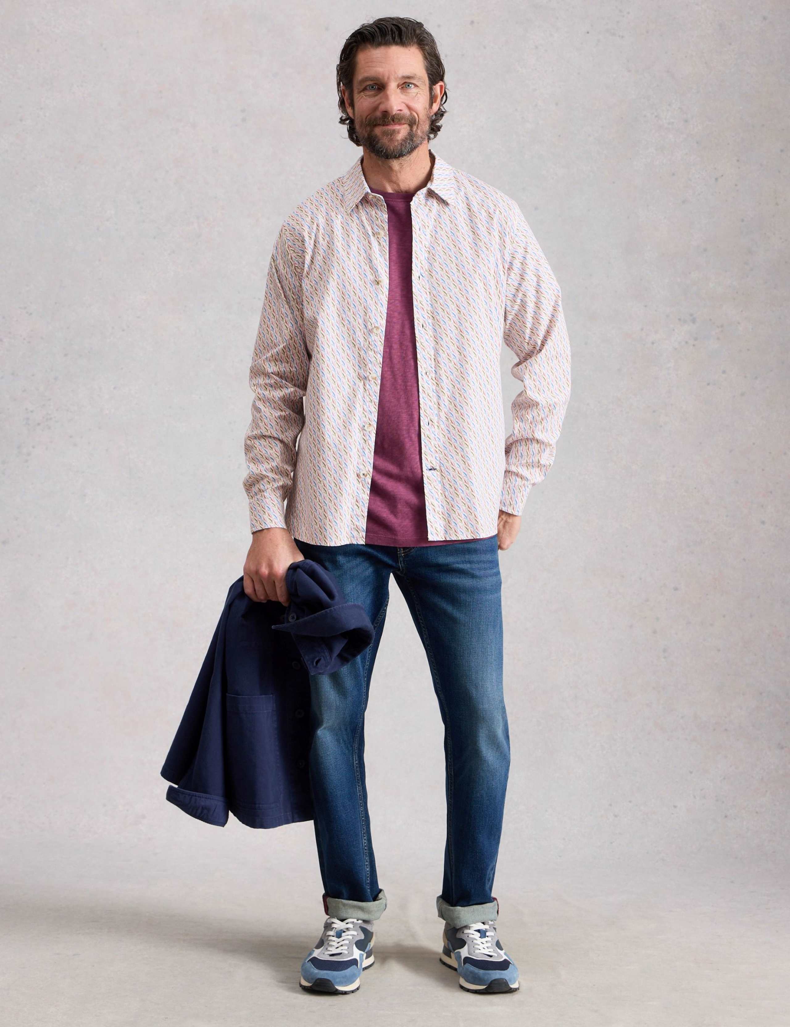 Regular Fit Cotton Rich Shirt