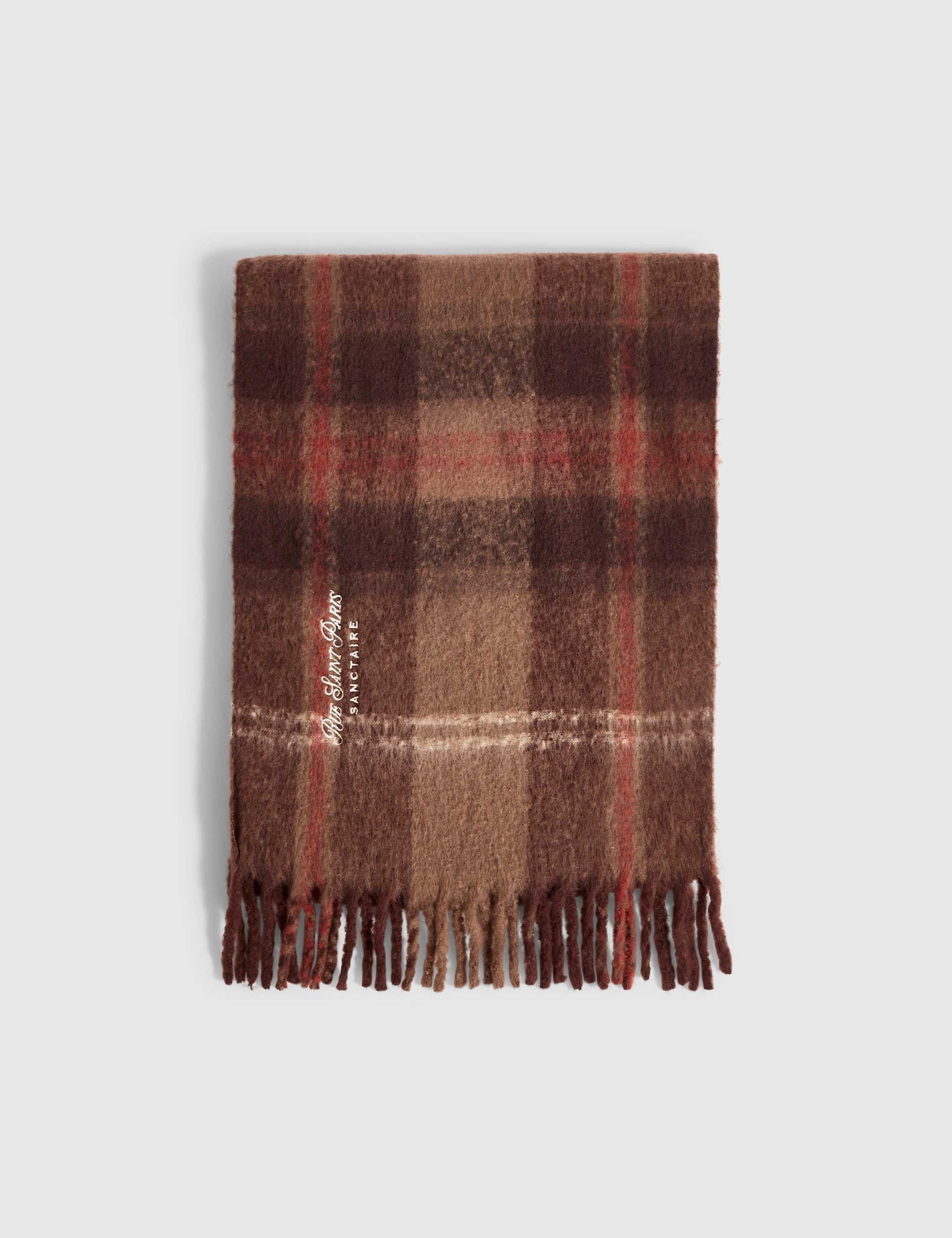 Checked Soft Scarf