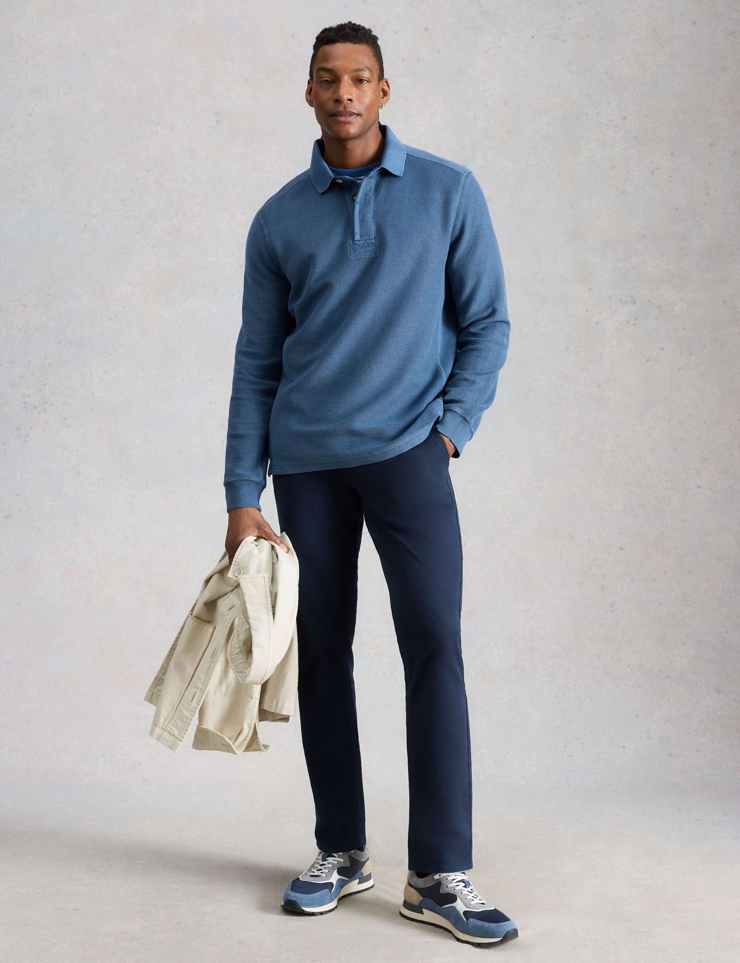 Pure Cotton Collar Sweatshirt