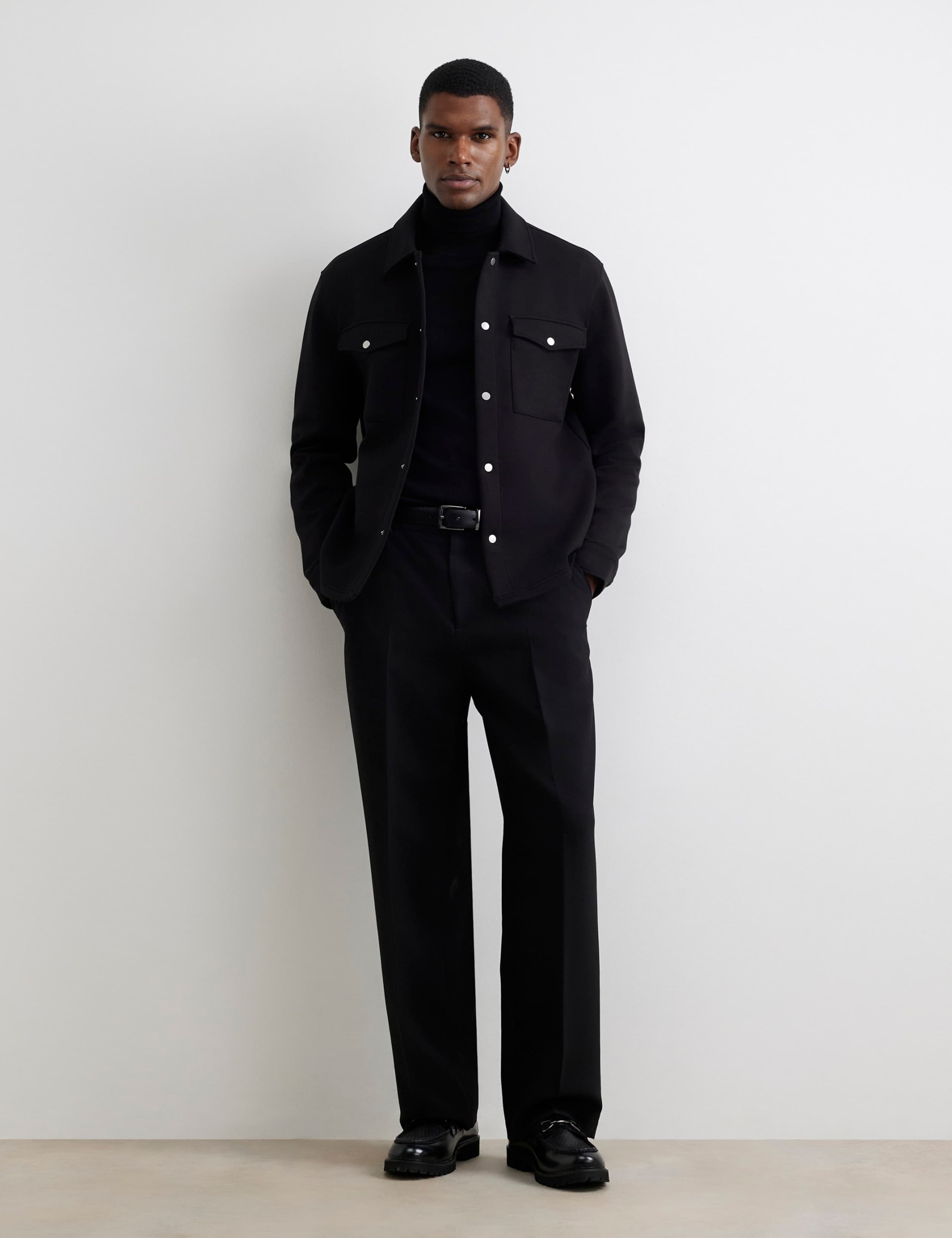Slim Fit Pure Cotton Overshirt