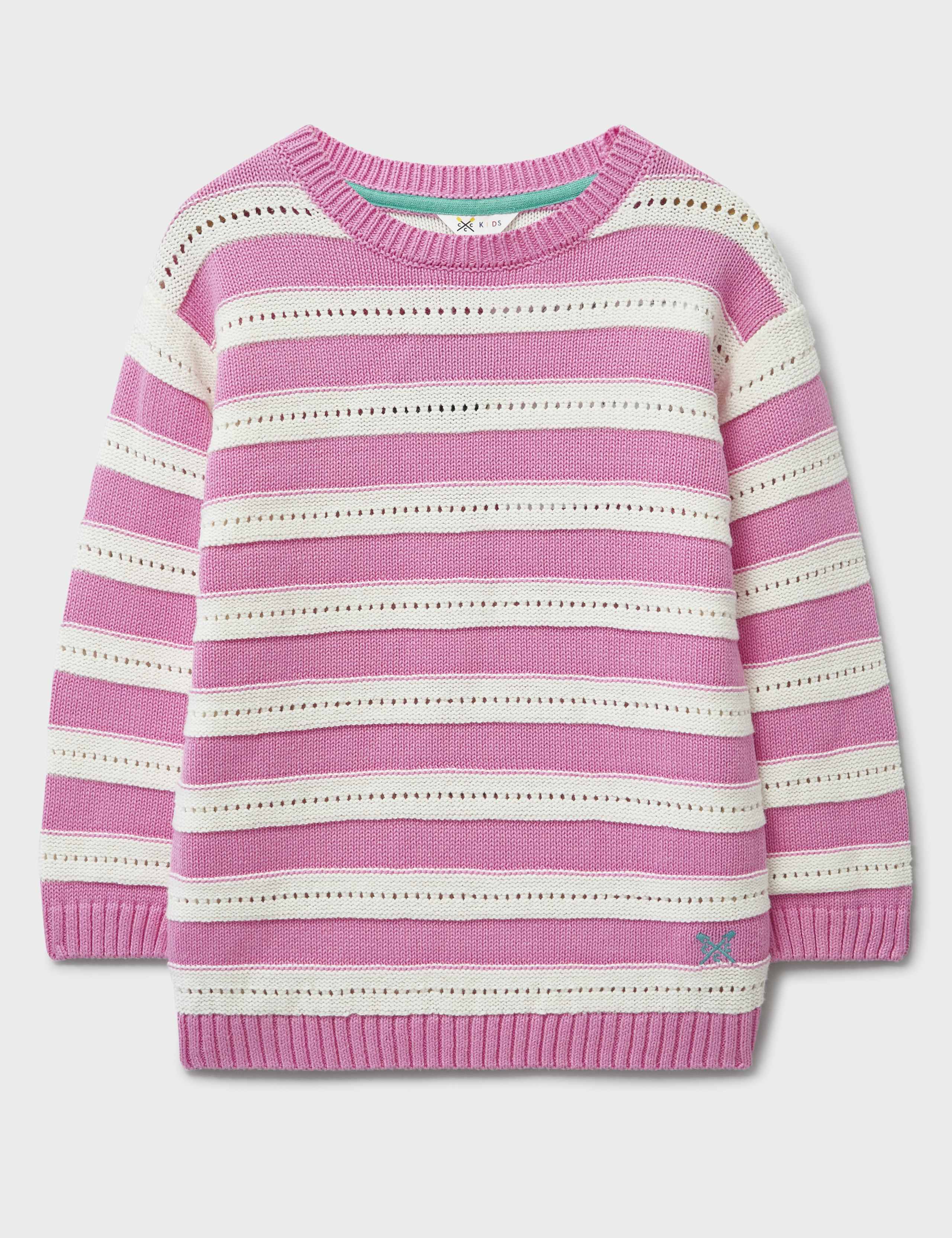Pure Cotton Striped Jumper (3-12 Yrs)