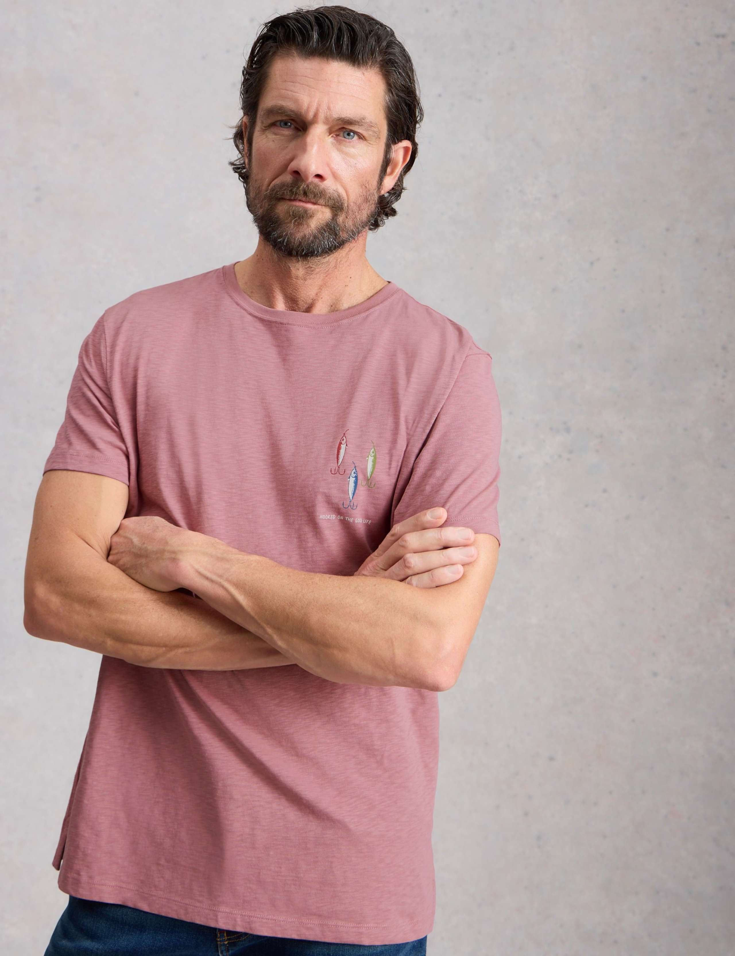 Pure Cotton Crew Neck T-Shirt