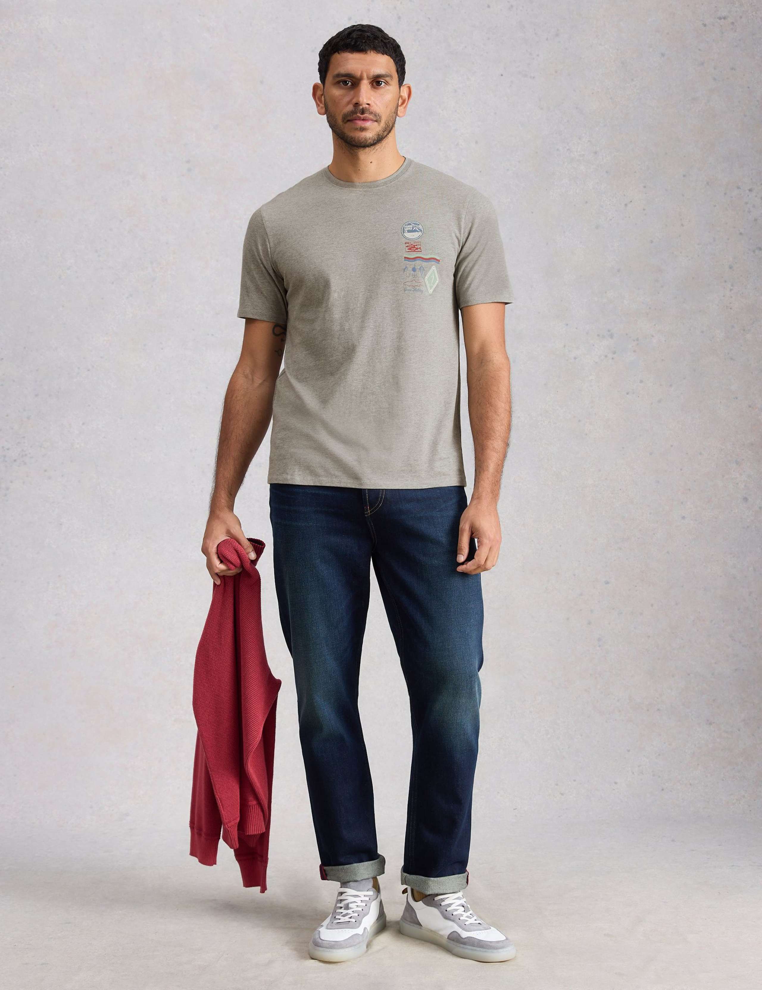 Cotton Rich Fishing Graphic Relaxed Fit T-Shirt