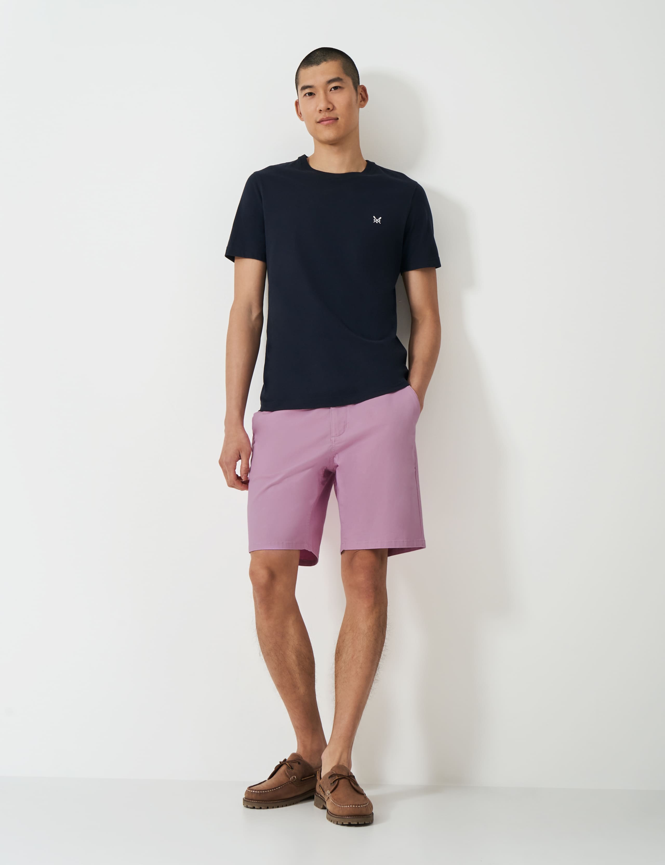 Cotton Rich Stretch Bermuda Chino Shorts
