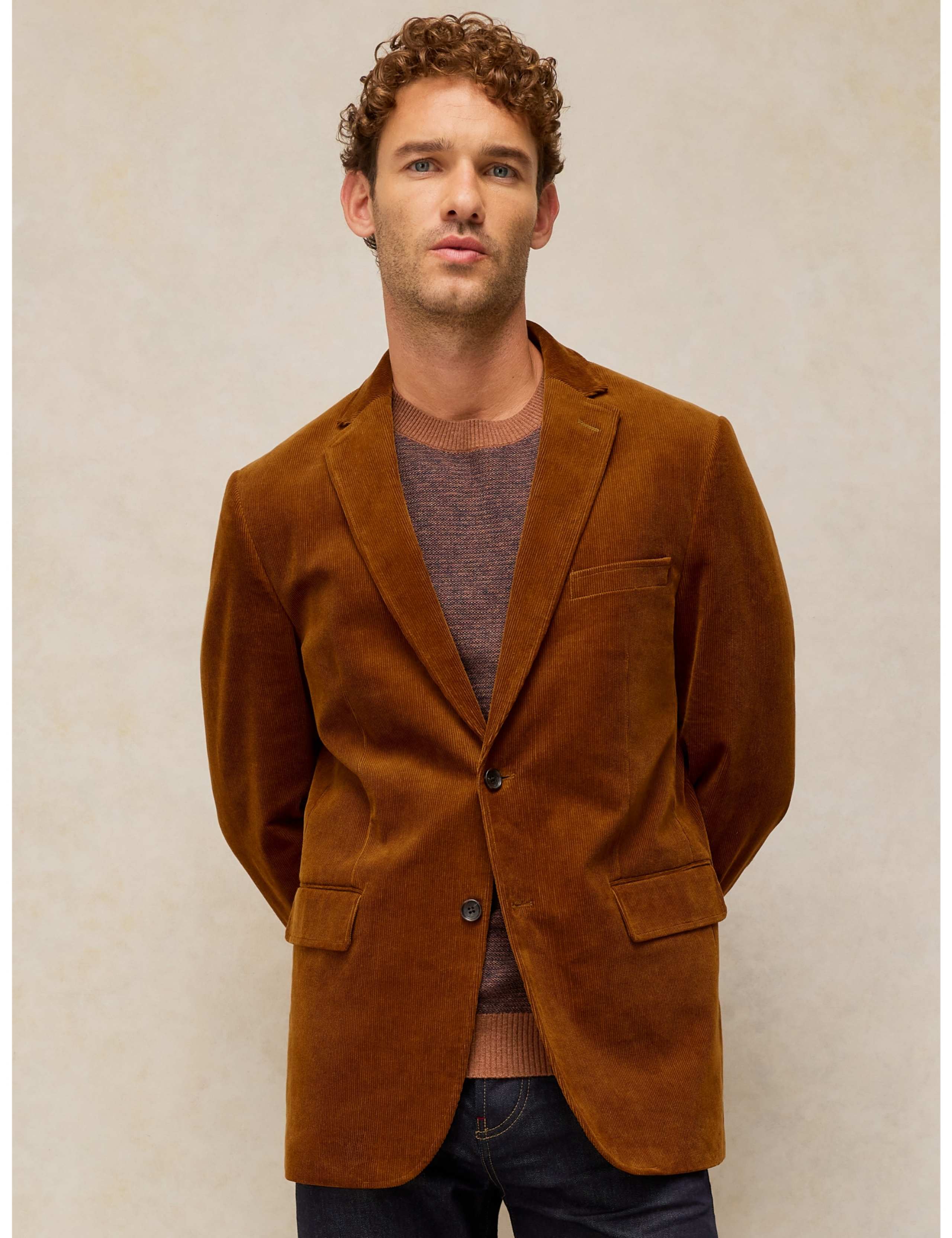Chilton Regular Fit Cotton Rich Cord Blazer
