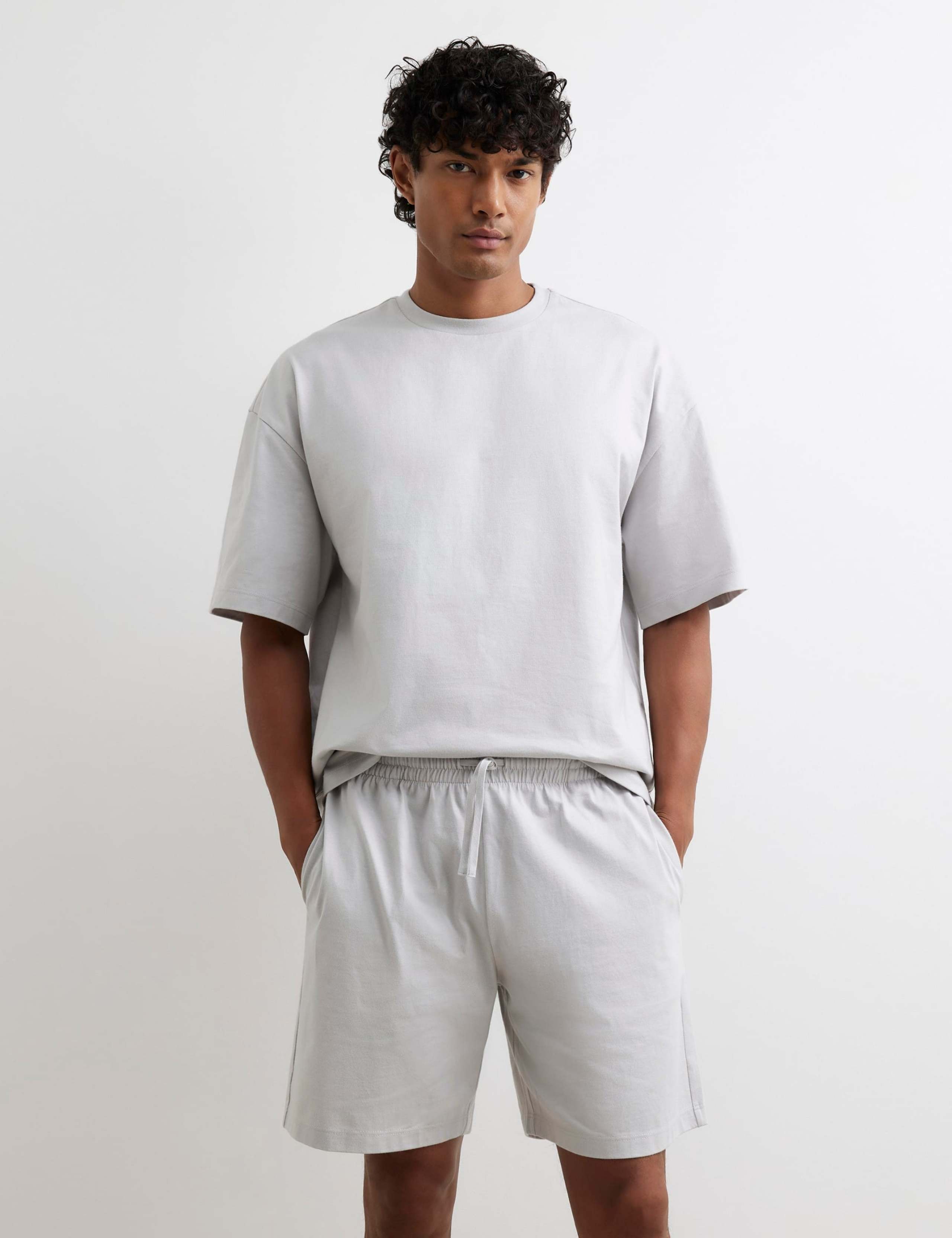2pk Pure Cotton T-Shirt and Short Set