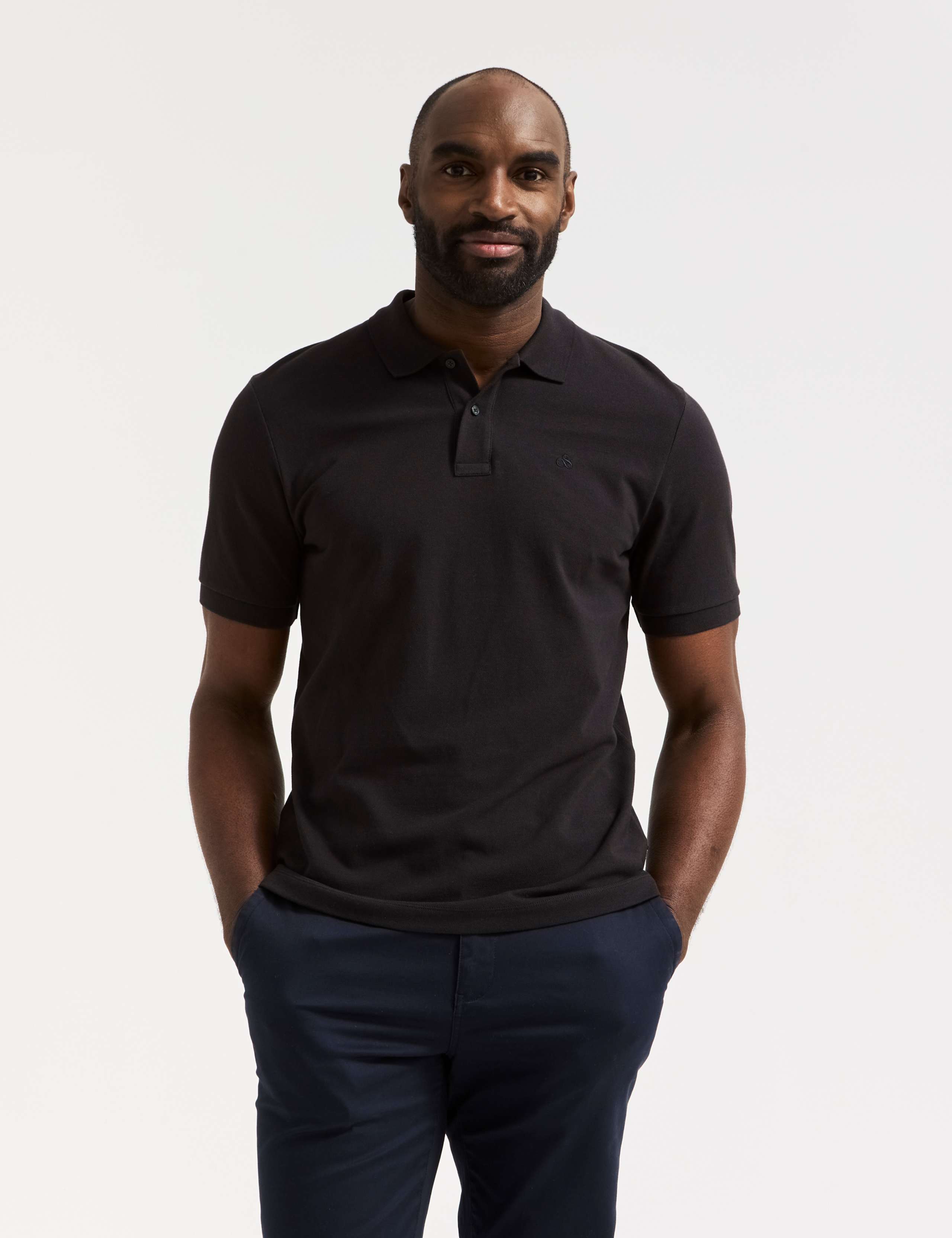 Pure Cotton Pique Polo Shirt