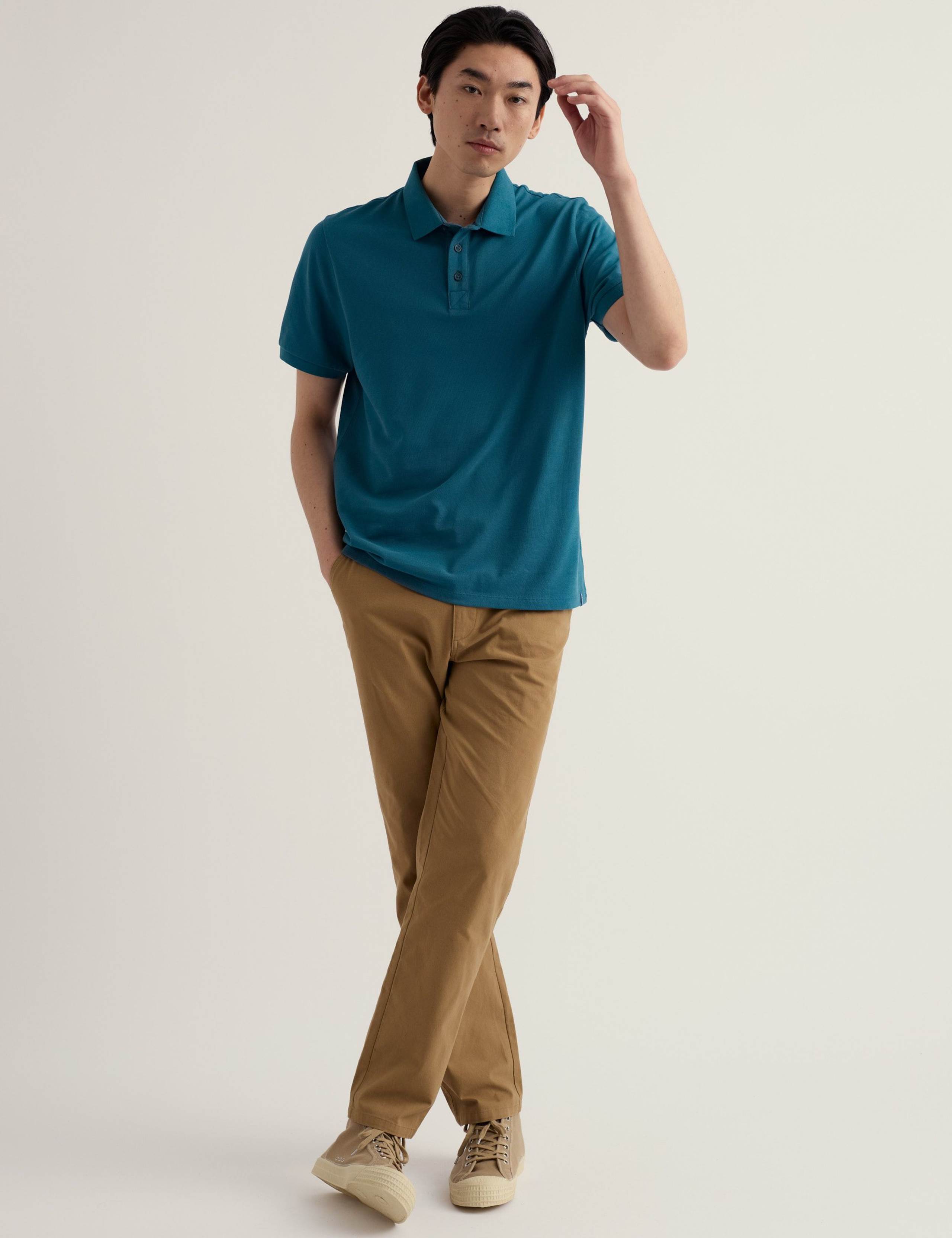 Pure Cotton Polo Shirt
