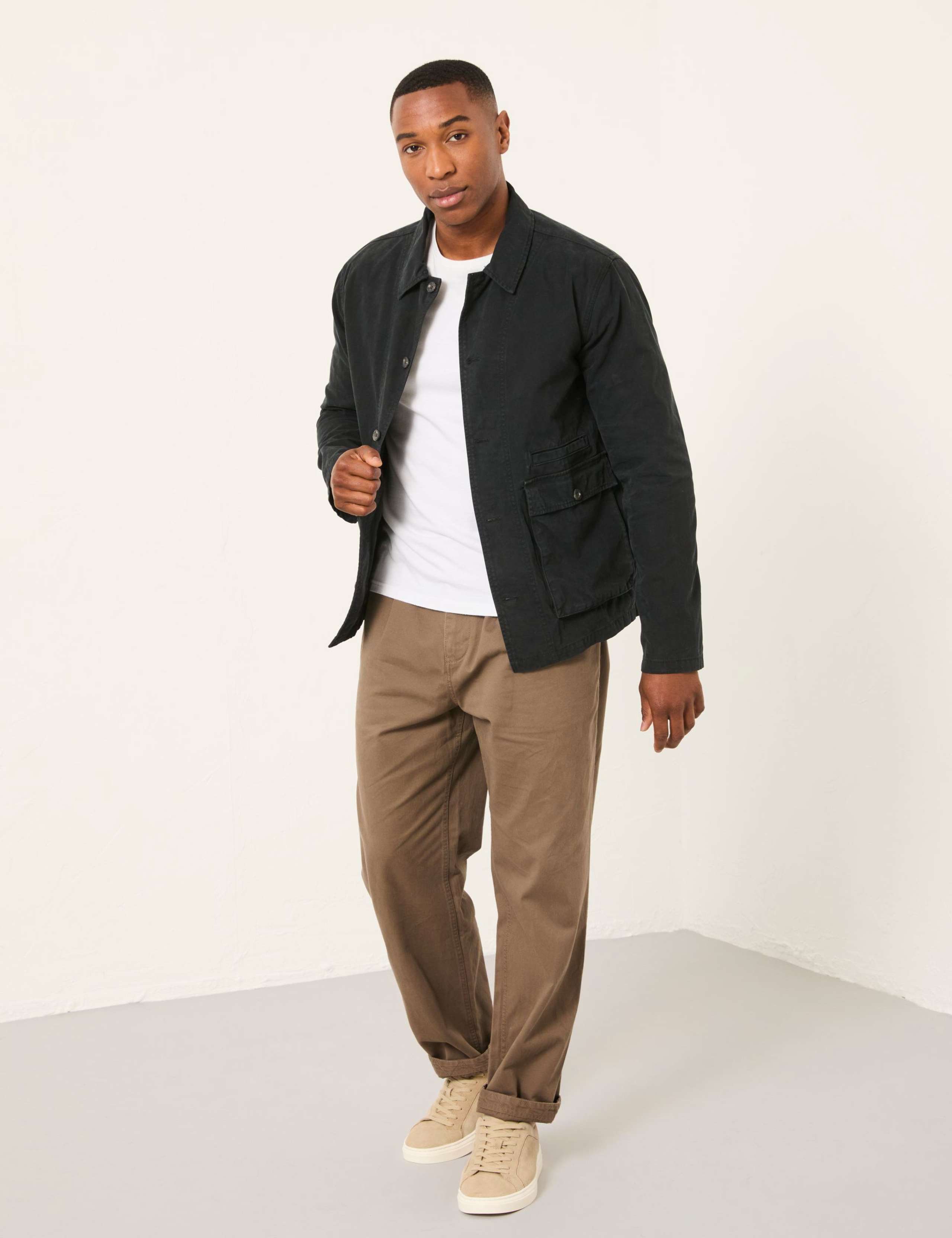 Pure Cotton Utility Jacket