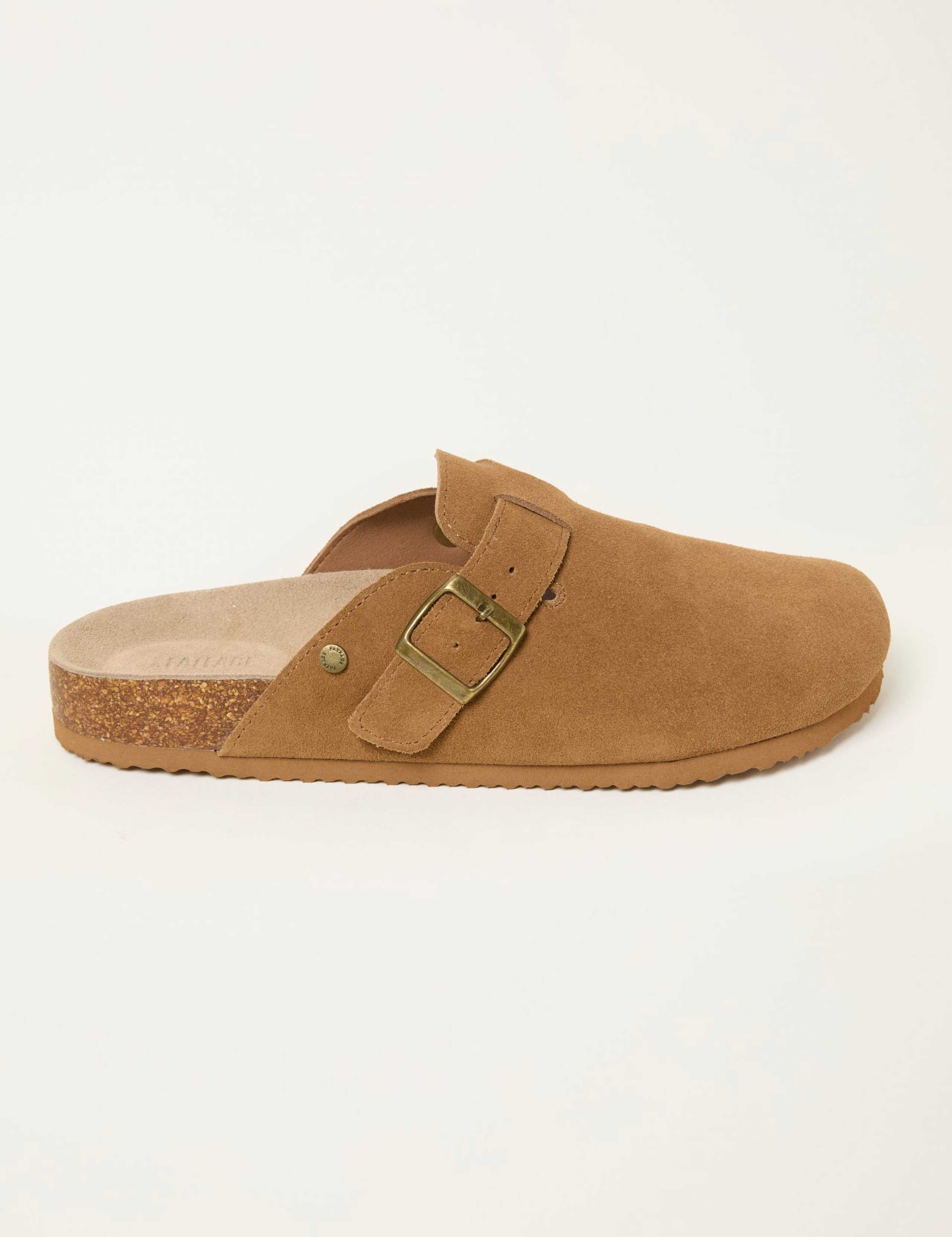 Suede Mule Slippers