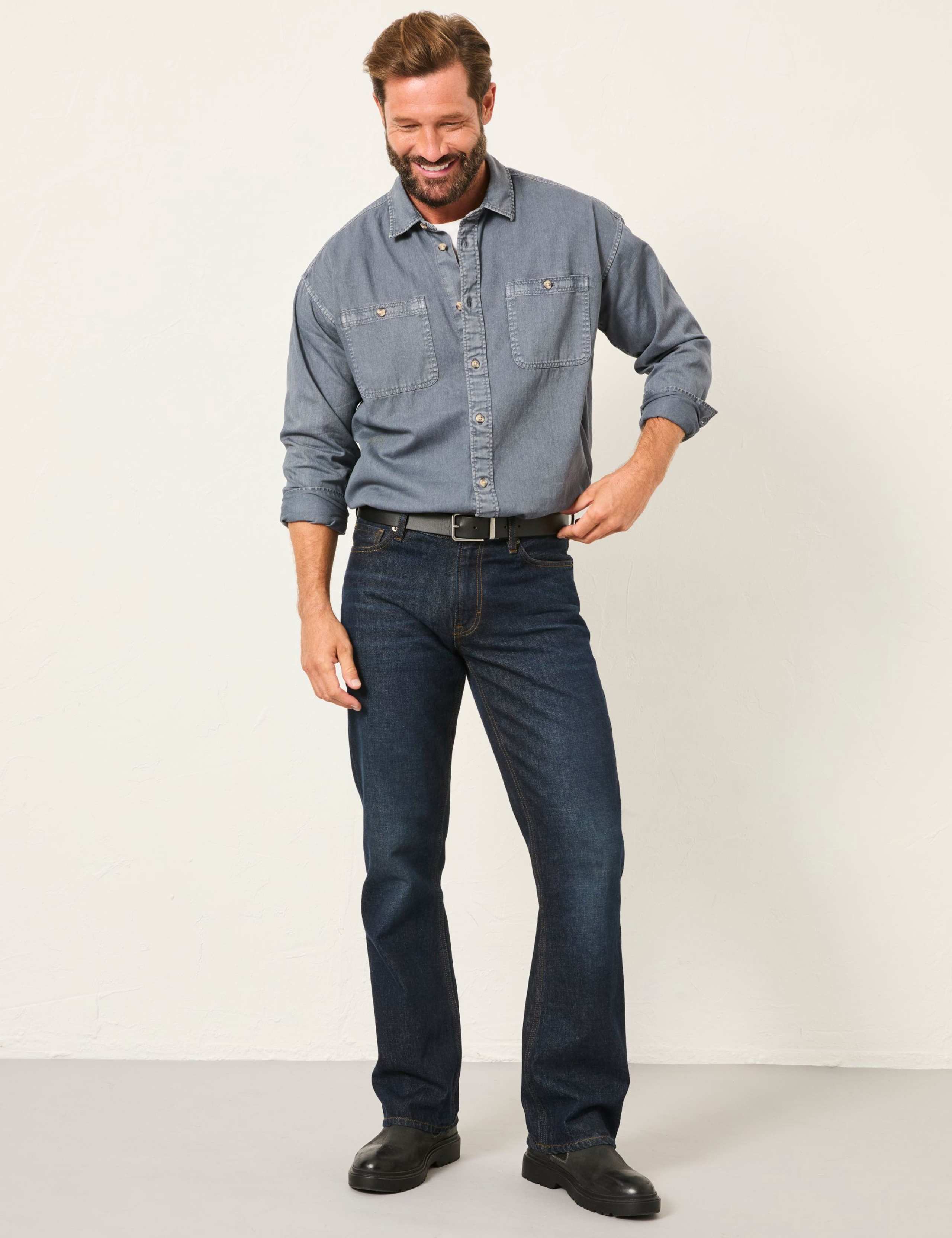 Regular Fit Pure Cotton Utility Shirt