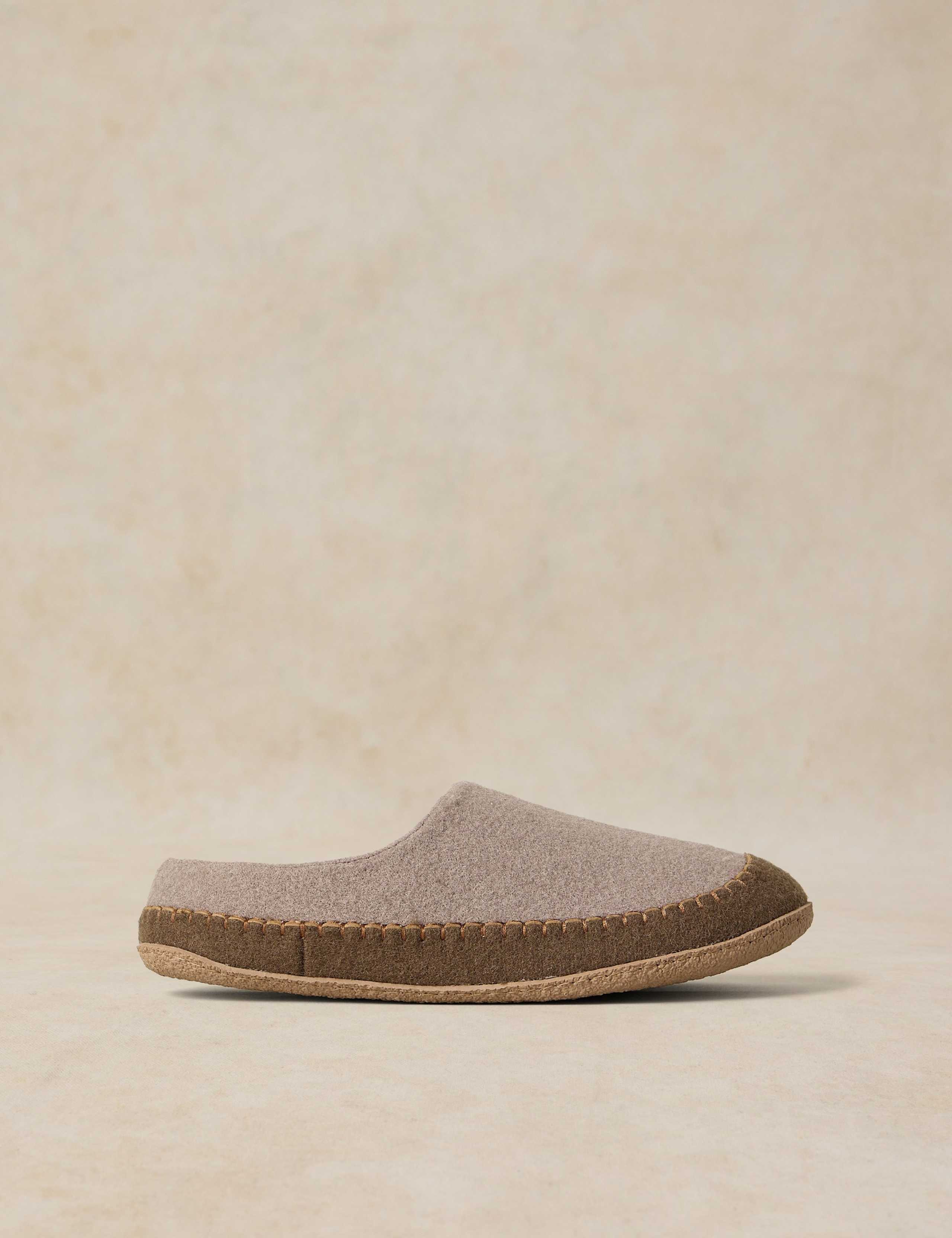 Felt Mule Slippers