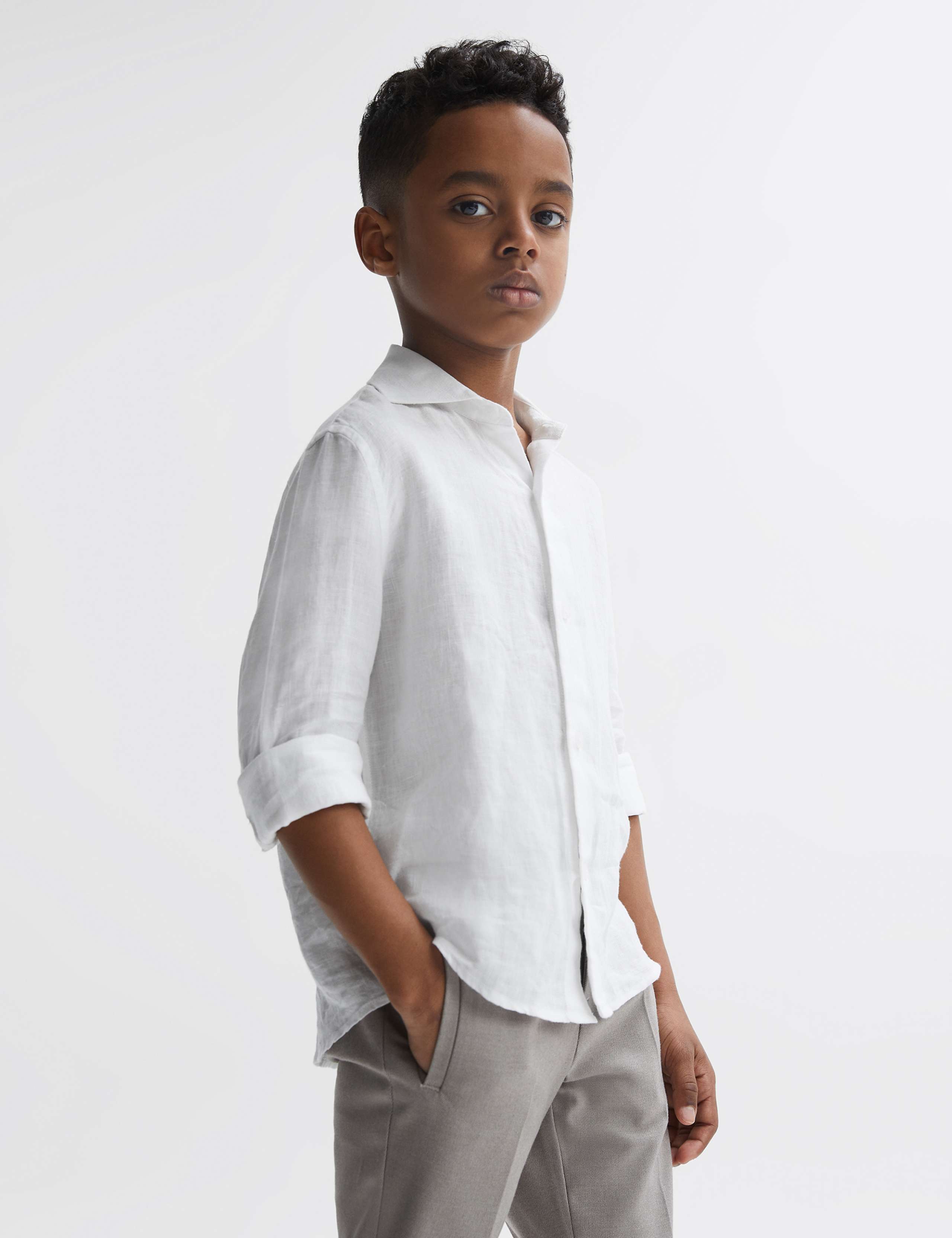 Pure Linen Shirt (3-14 Yrs)