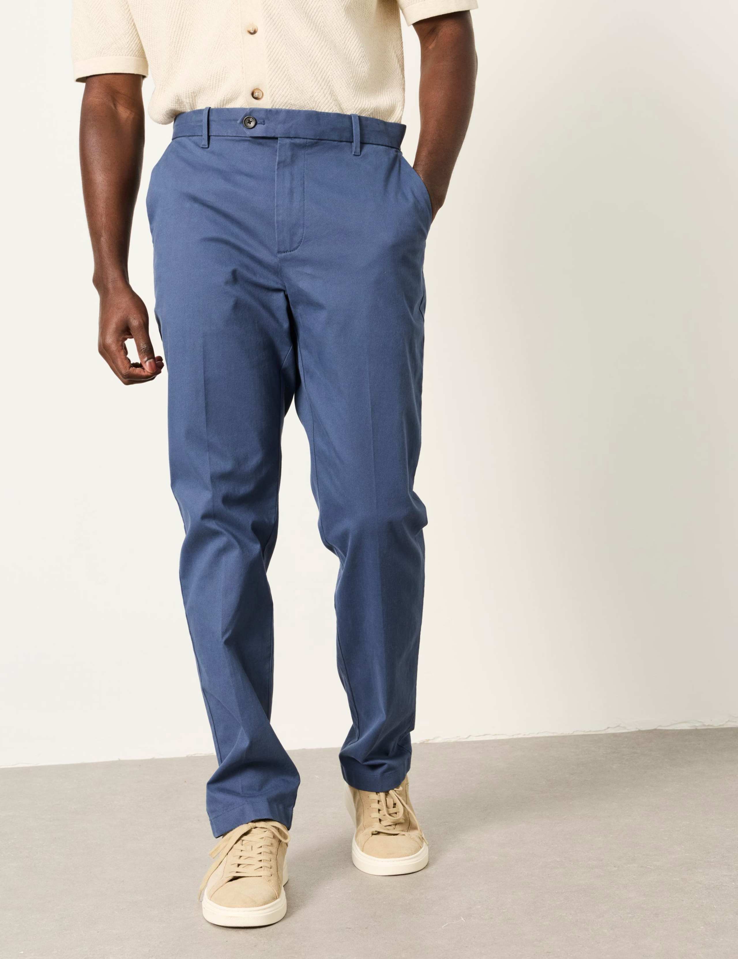 Tailored Fit Pique Chinos